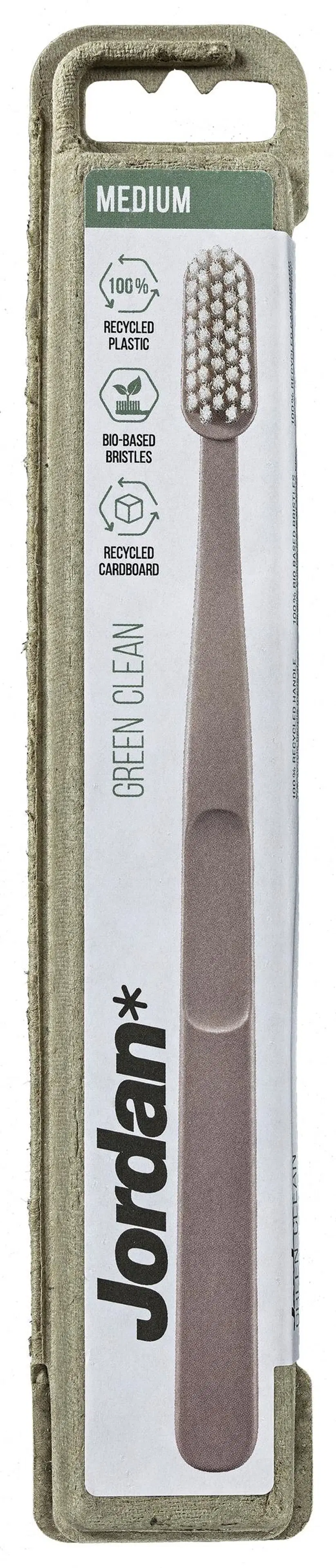 Jordan Green Clean Medium hammasharja 1kpl