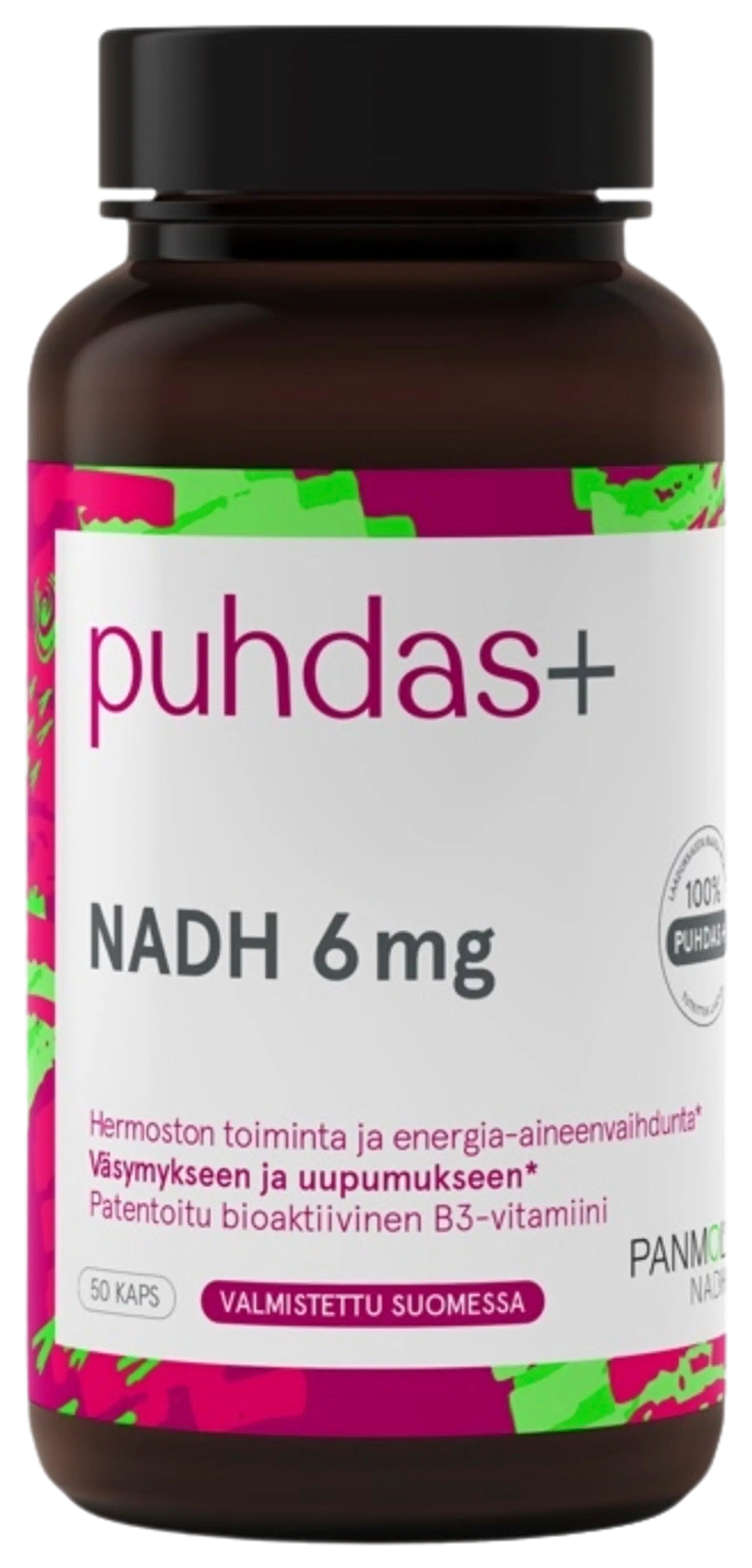 Puhdas+ NADH 6 mg 50 kaps