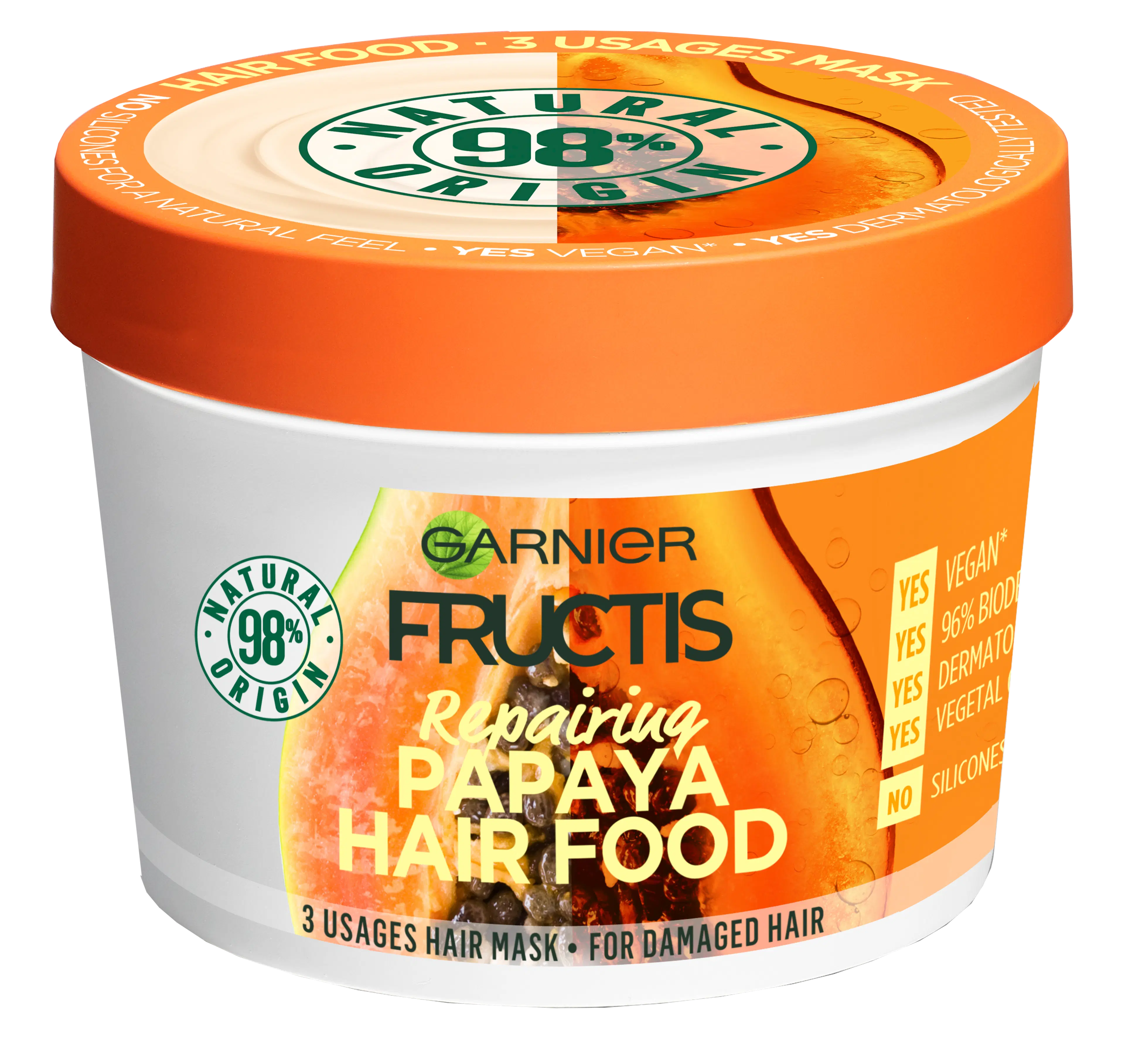 Garnier Fructis Papaya Hair Food hiusnaamio 390ml