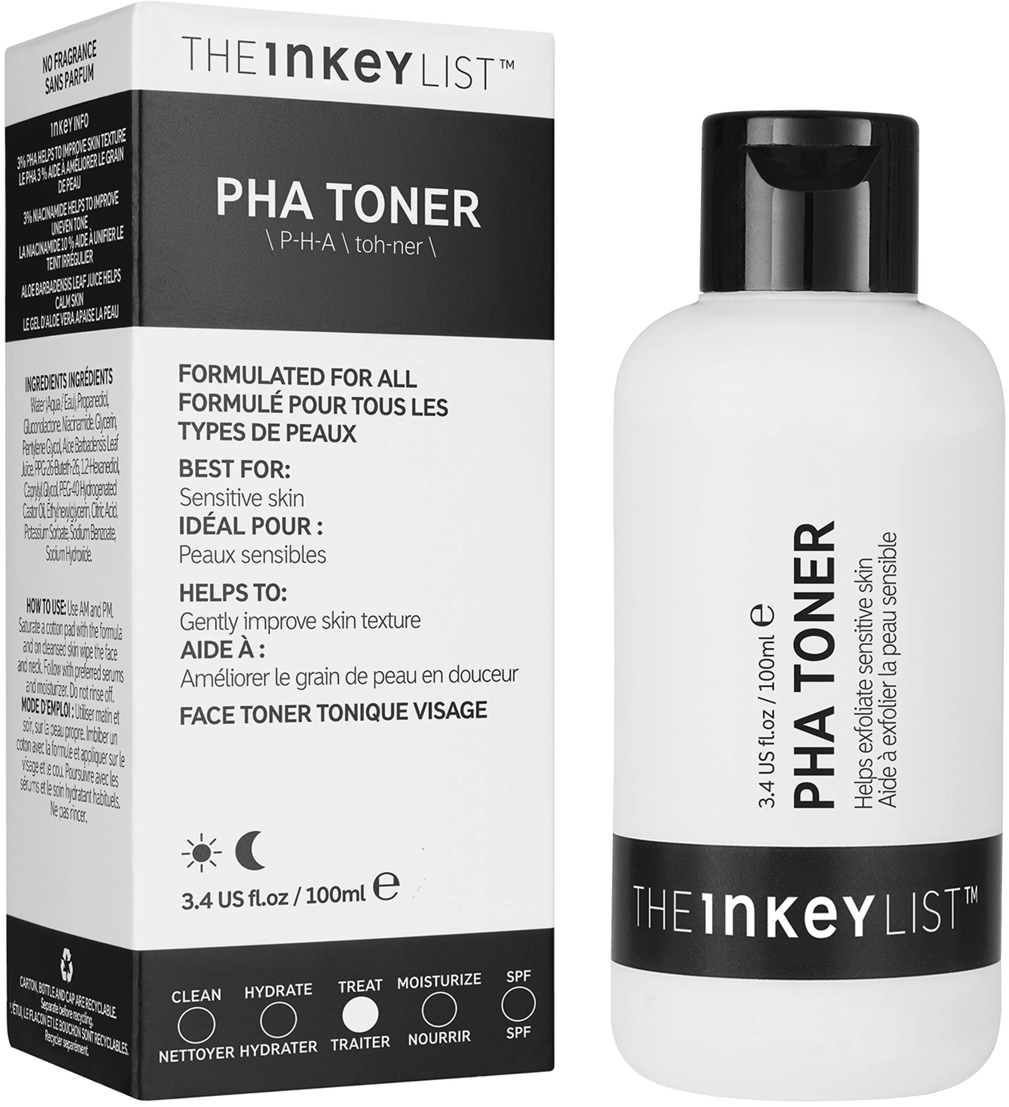 The Inkey List PHA Toner kasvovesi 100 ml