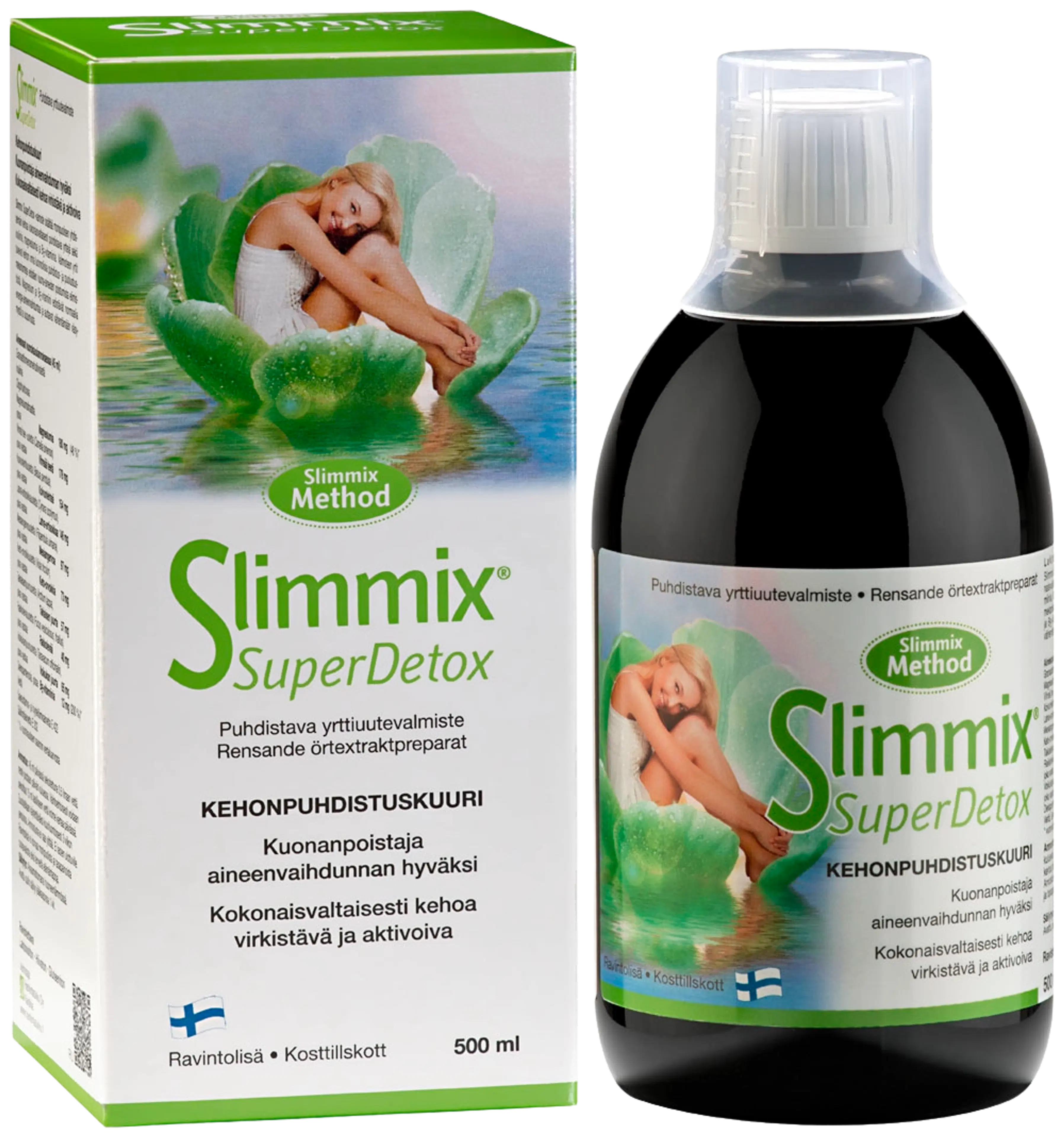 Slimmix SuperDetox puhdistava yrttiuutevalmiste 500 ml