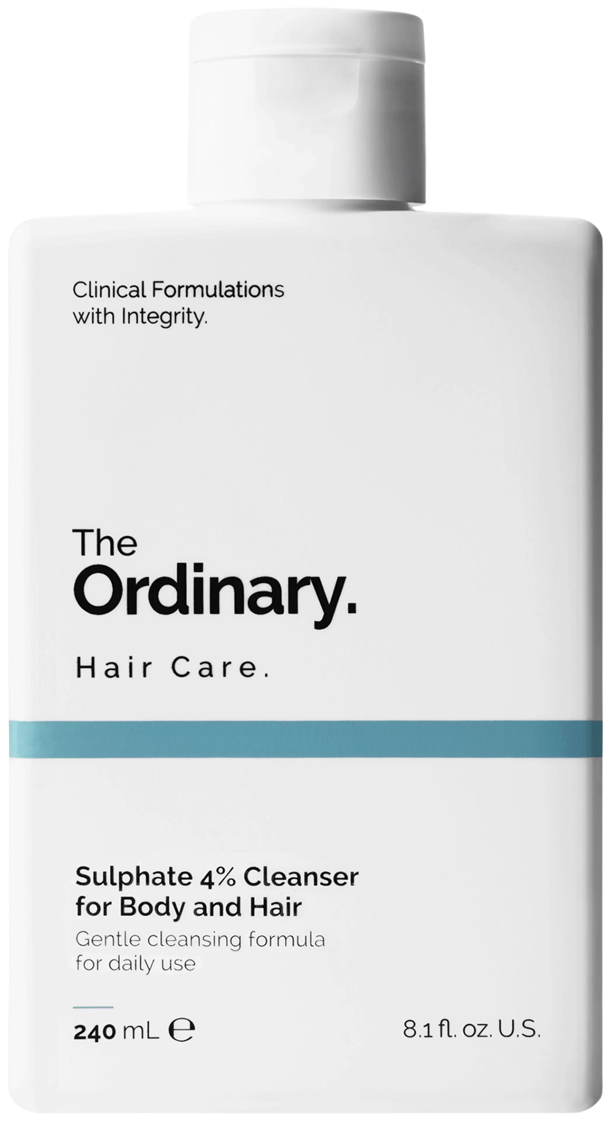 The Ordinary 4% Sulphate Cleanser for Body and Hair suihkugeeli hiuksille ja vartalolle 240 ml