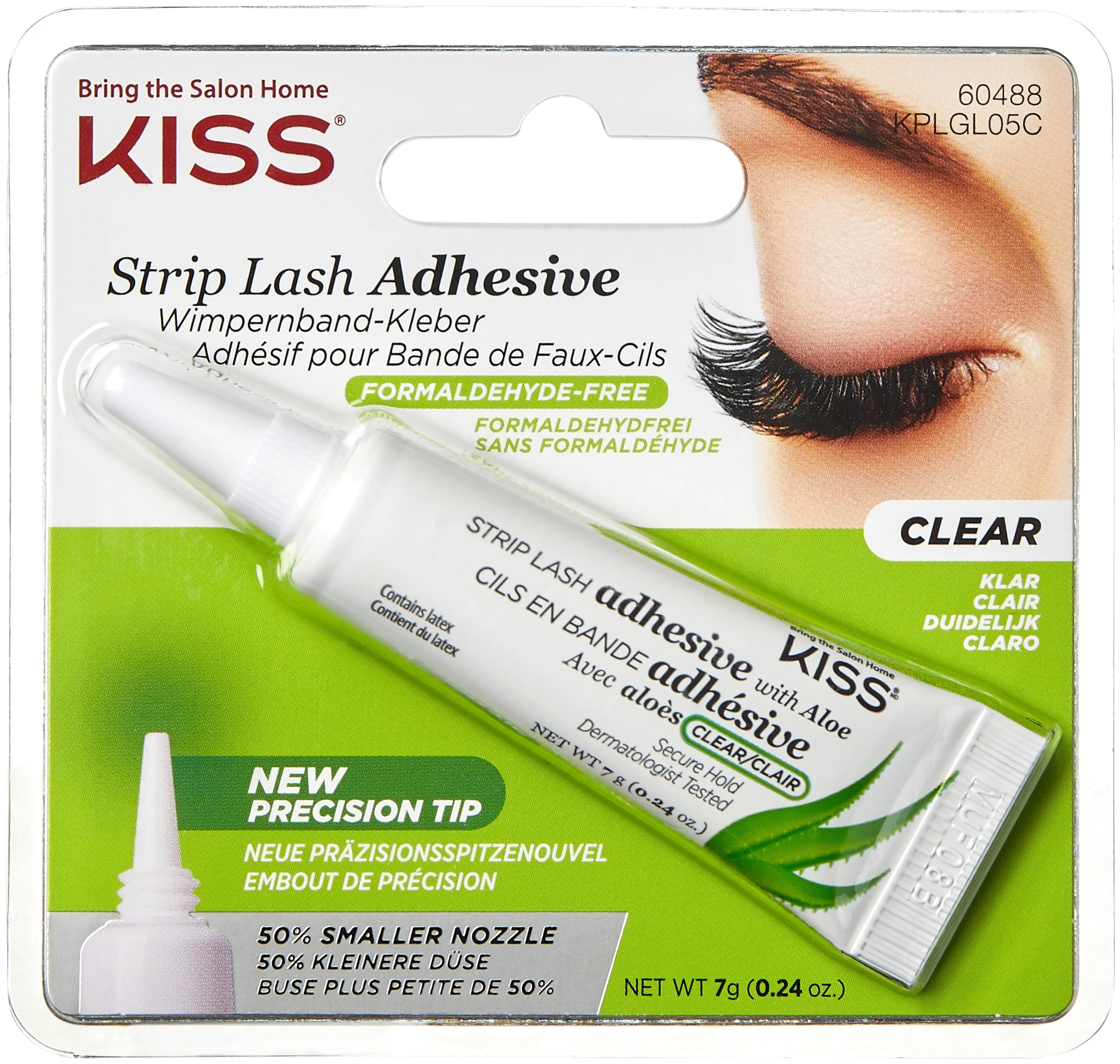 Kiss Strip Lash Glue ripsiliima kirkas 7g