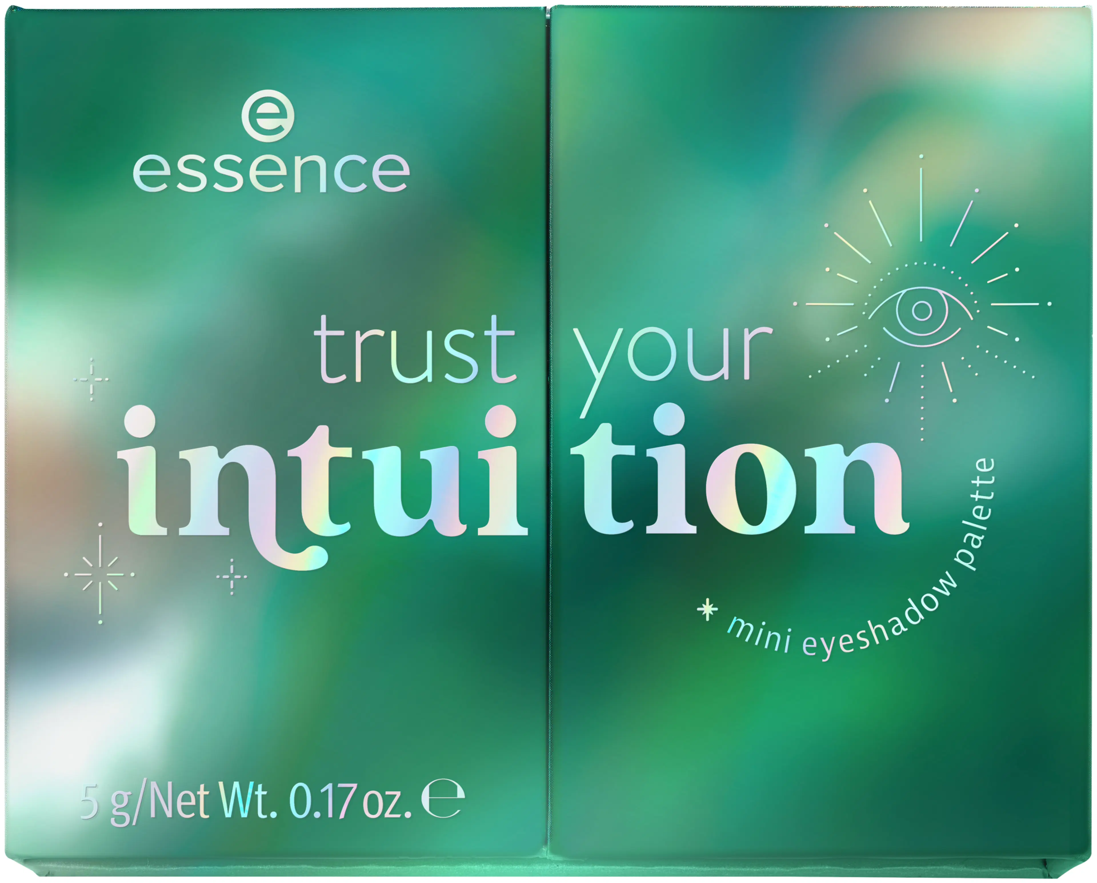 essence trust your intuition mini eyeshadow palette luomiväripaletti 5 g