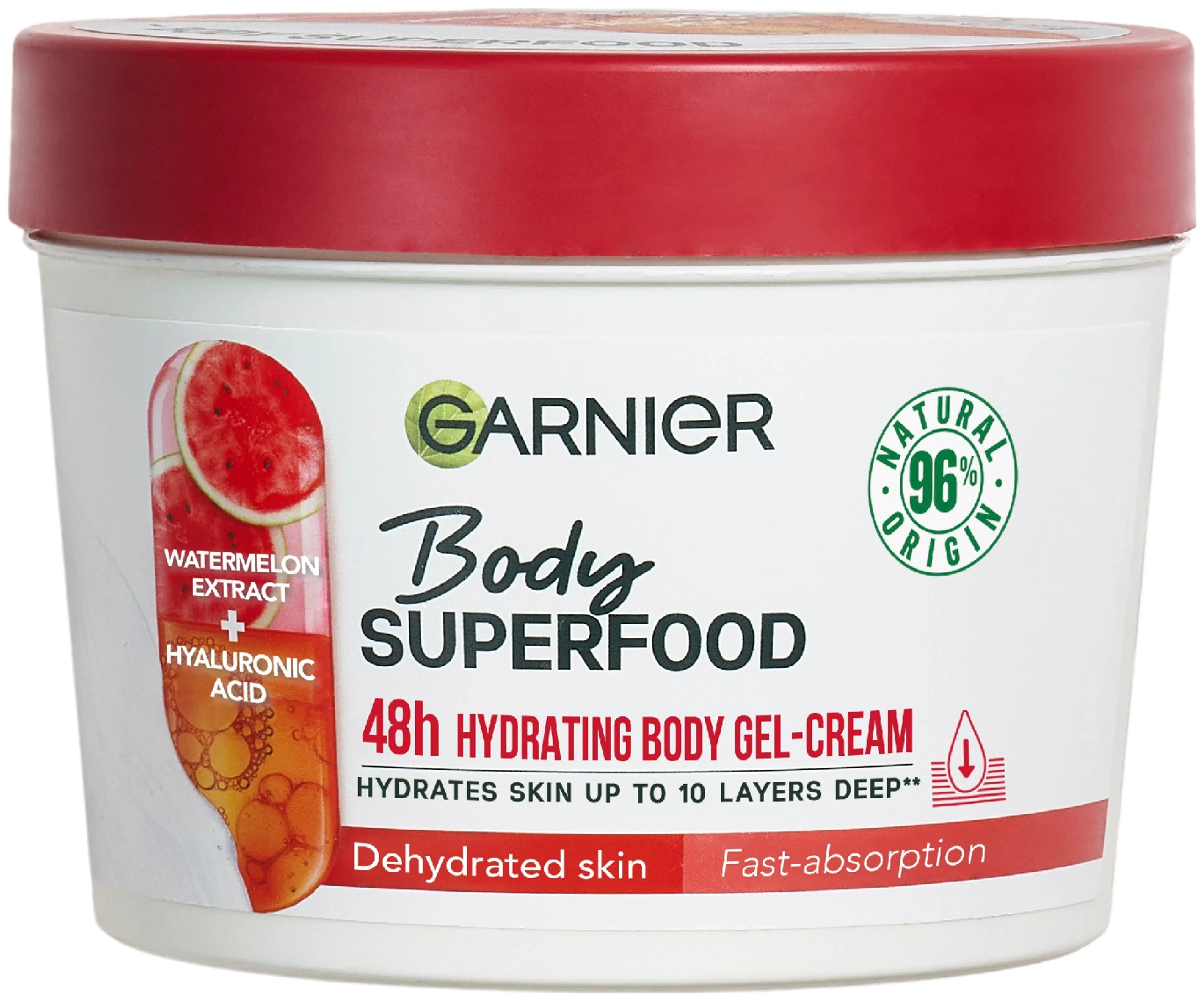 Garnier Body Superfood Watermelon vartalovoide erittäin kuivalle iholle 380ml