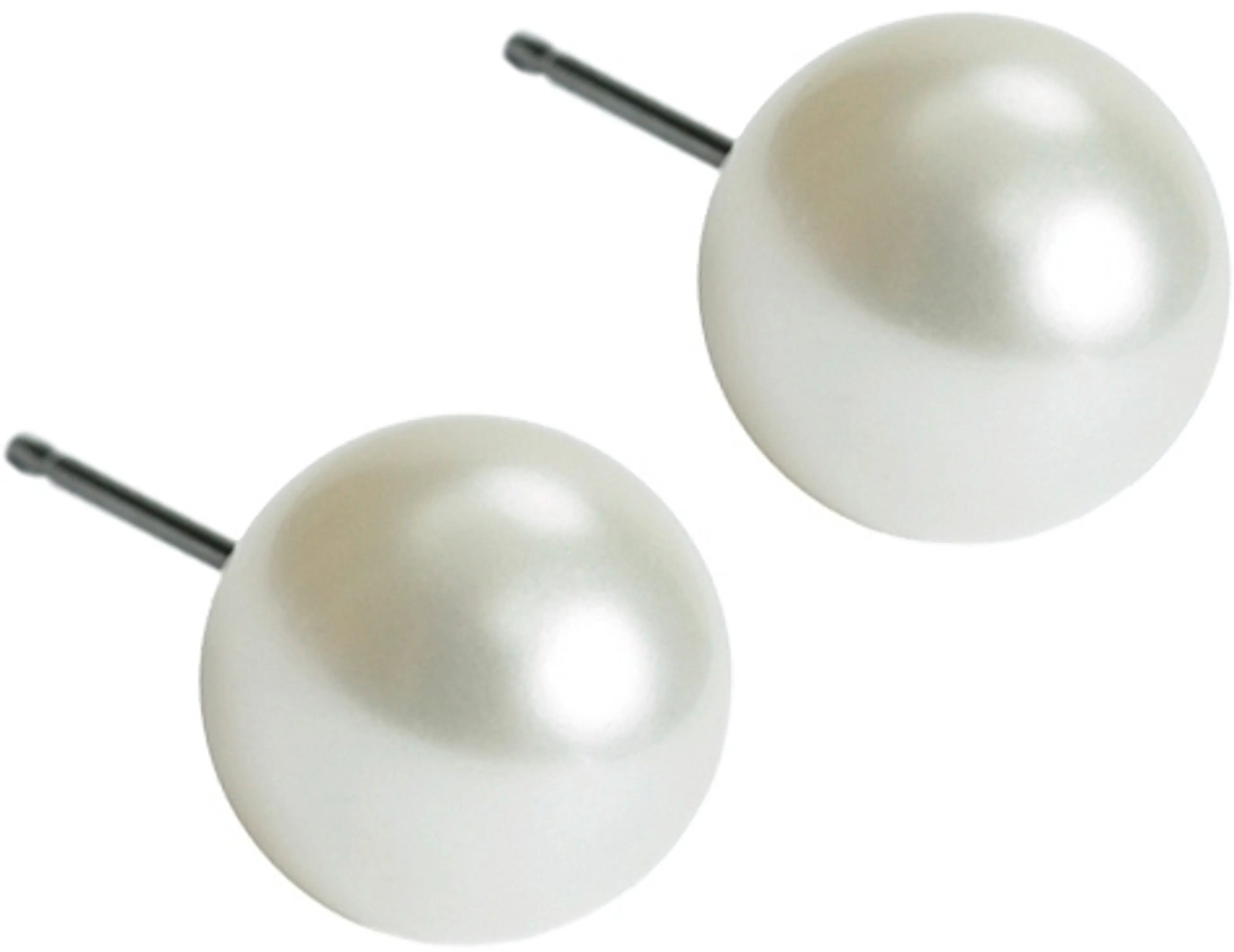 Blomdahl Pearl White korvakorut 6 mm