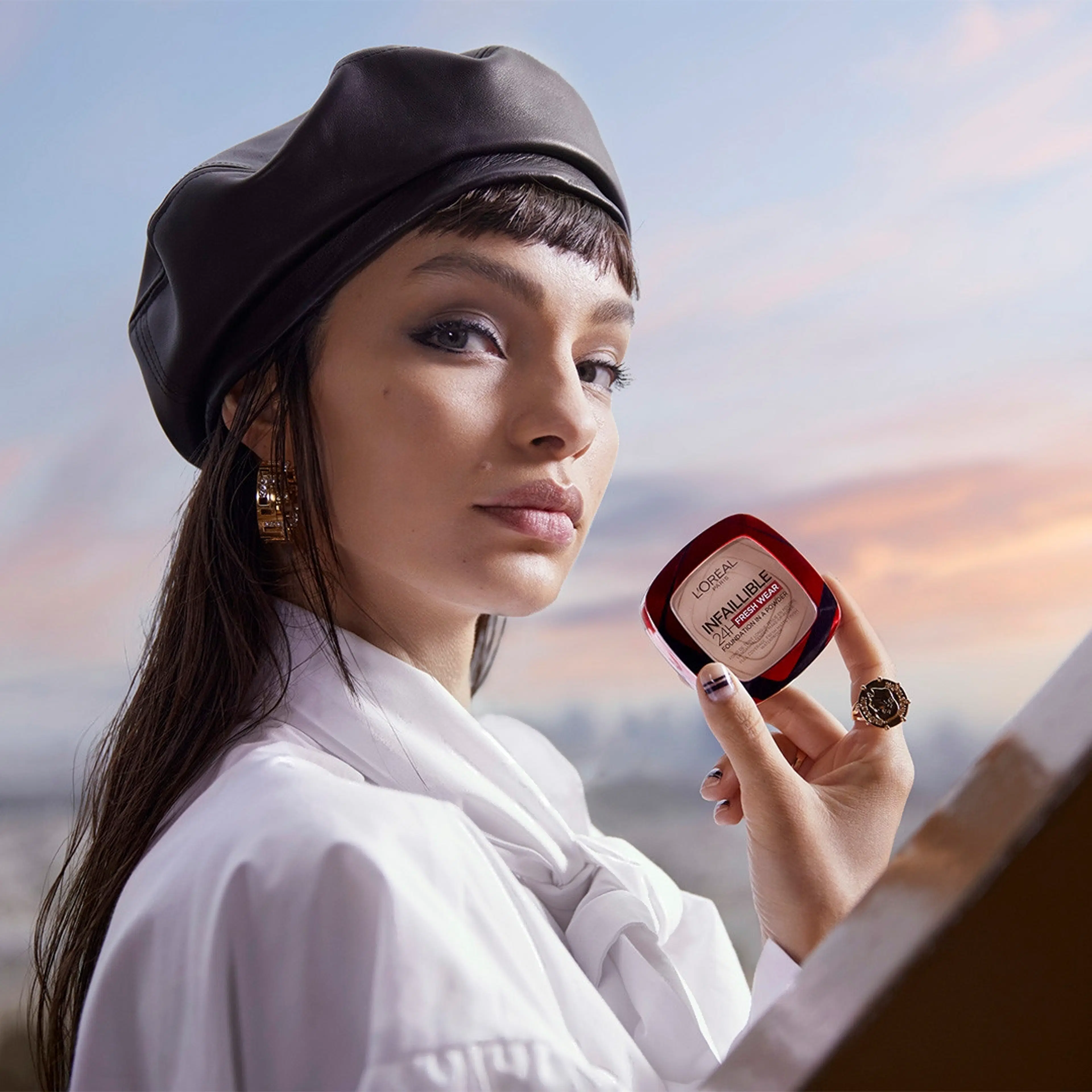 L'Oréal Paris Infaillible 24h Fresh Wear 180 Rose Sand meikkipuuteri 9 g