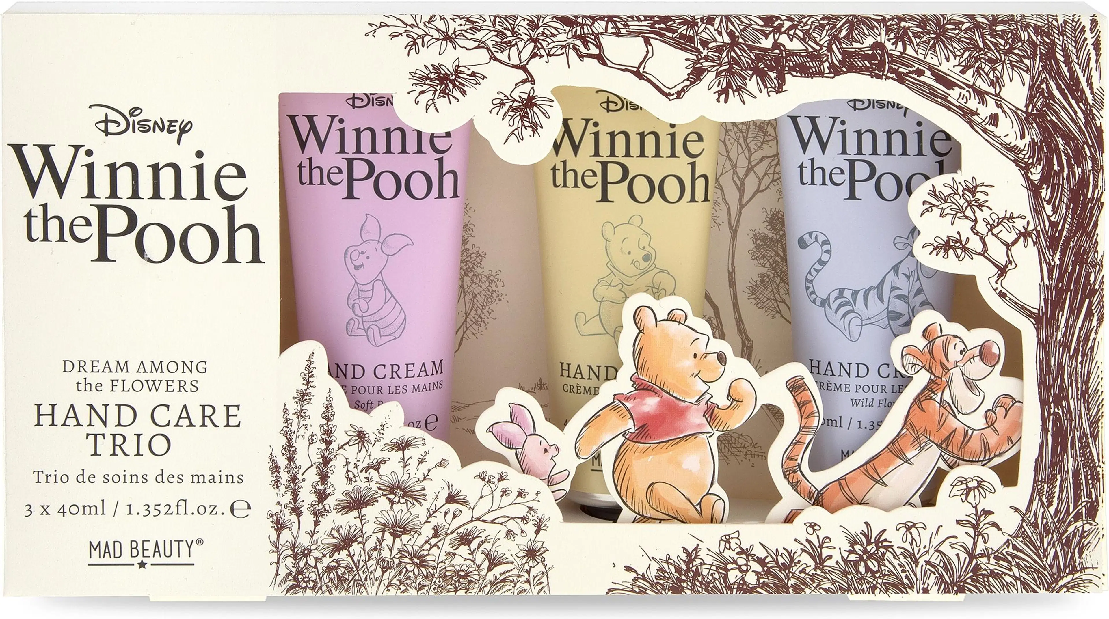 Mad Beauty  Winnie The Pooh Hand Cream Trio -Käsivoidepakkaus
