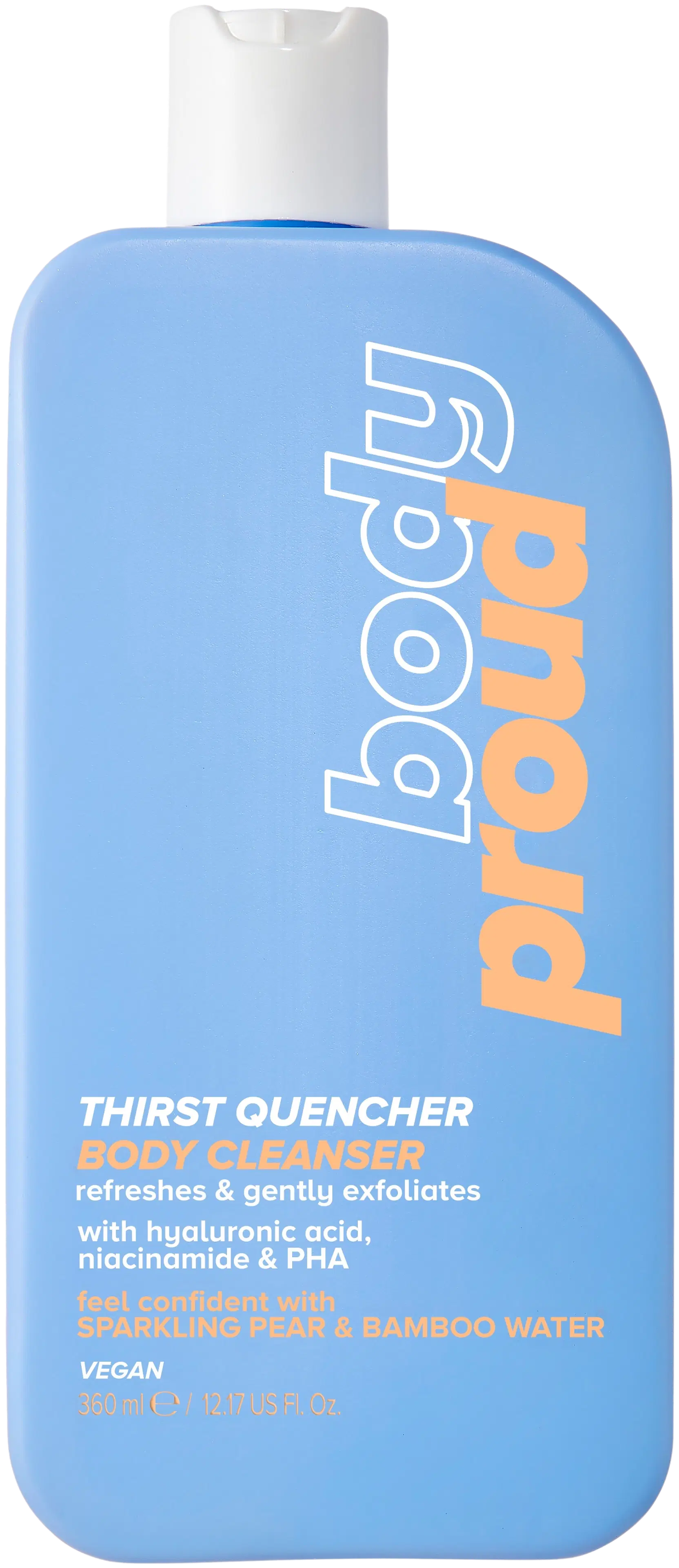 Body Proud Thirst Quencher Body Cleanser - vartalonpuhdistusgeeli 360ml