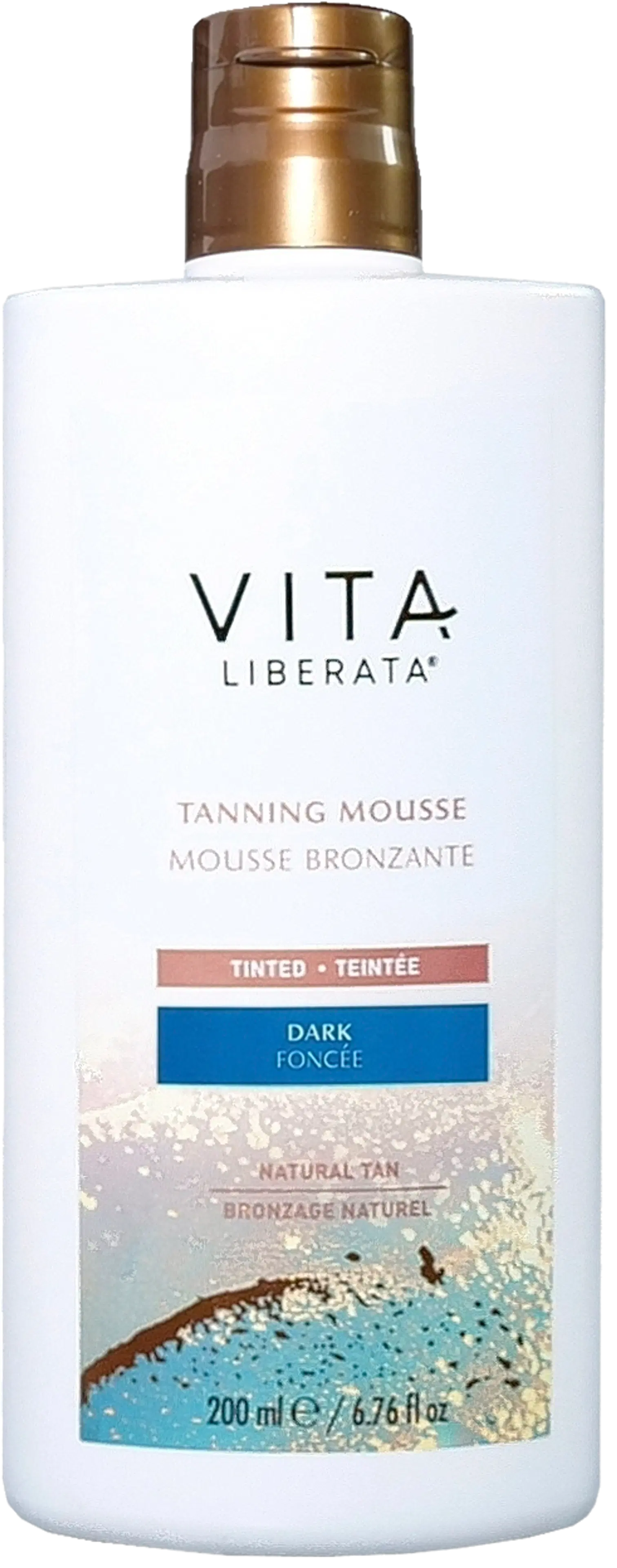 Vita Liberata Tinted Tanning Mousse Dark Itseruskettava mousse 200ml