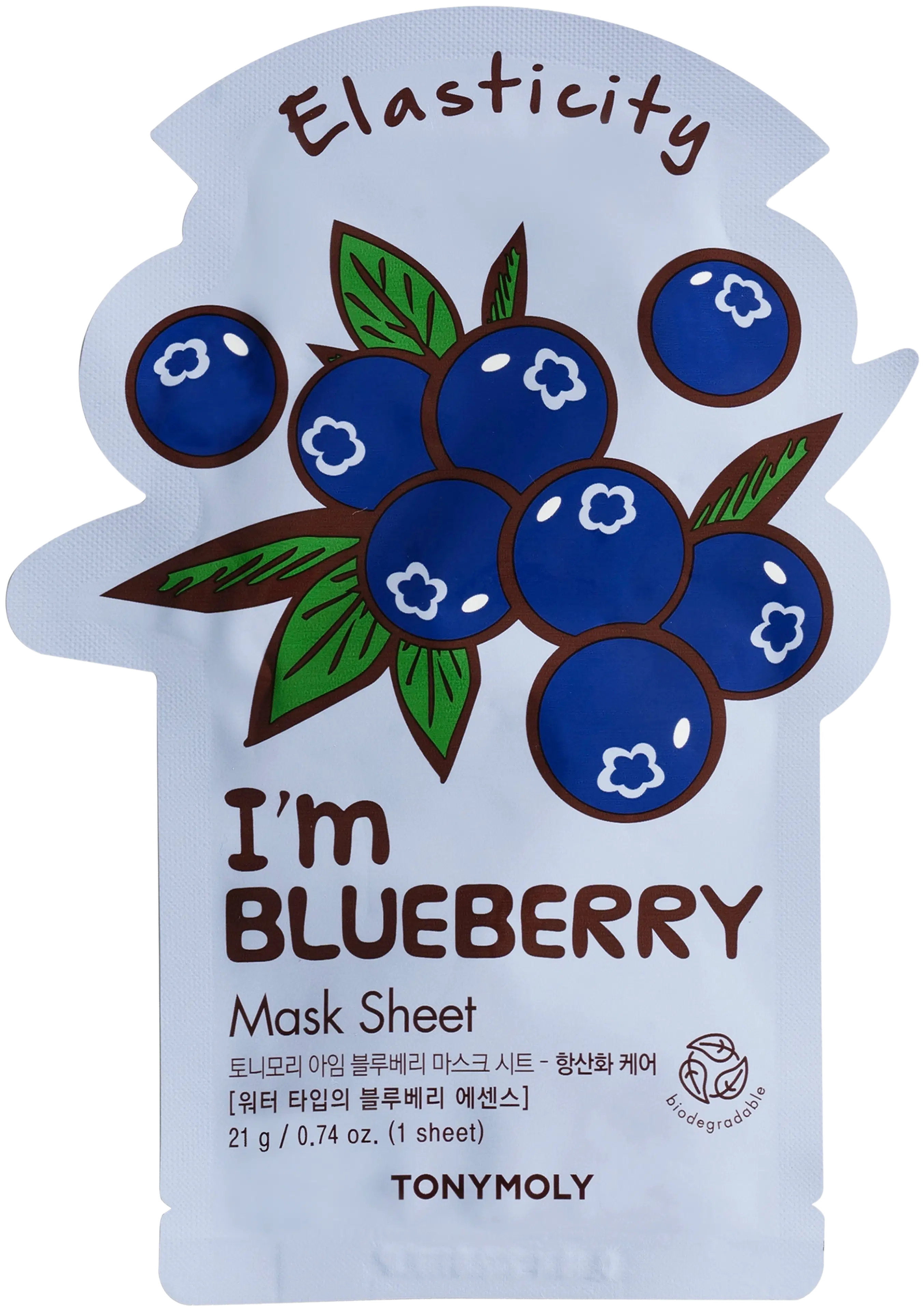 TONYMOLY I´m Blueberry Mask Sheet kangasnaamio 1 kpl