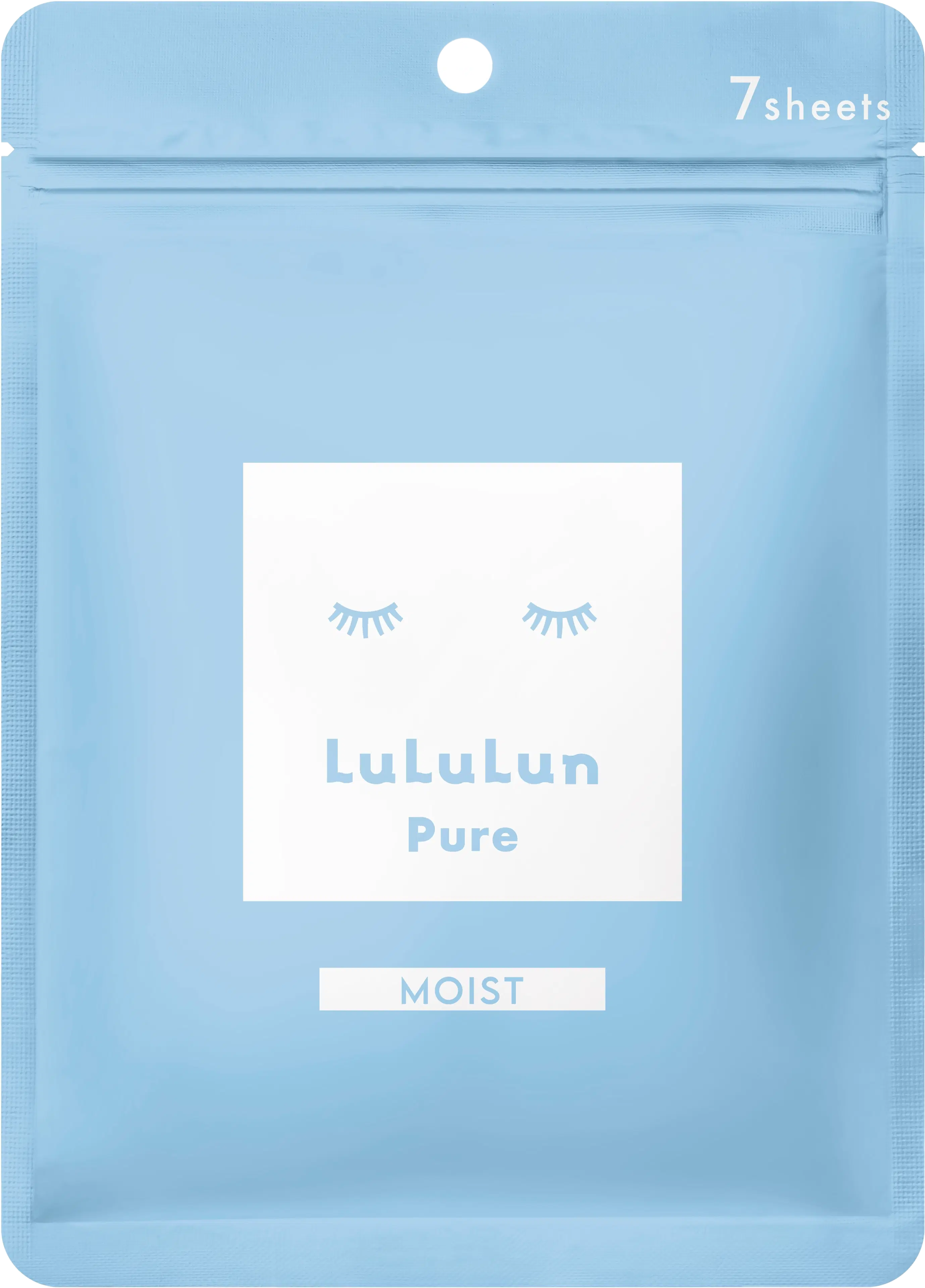 LuLuLun Pure Moist Sheet Mask kosteuttava 7-pack kangasnaamio 7 kpl