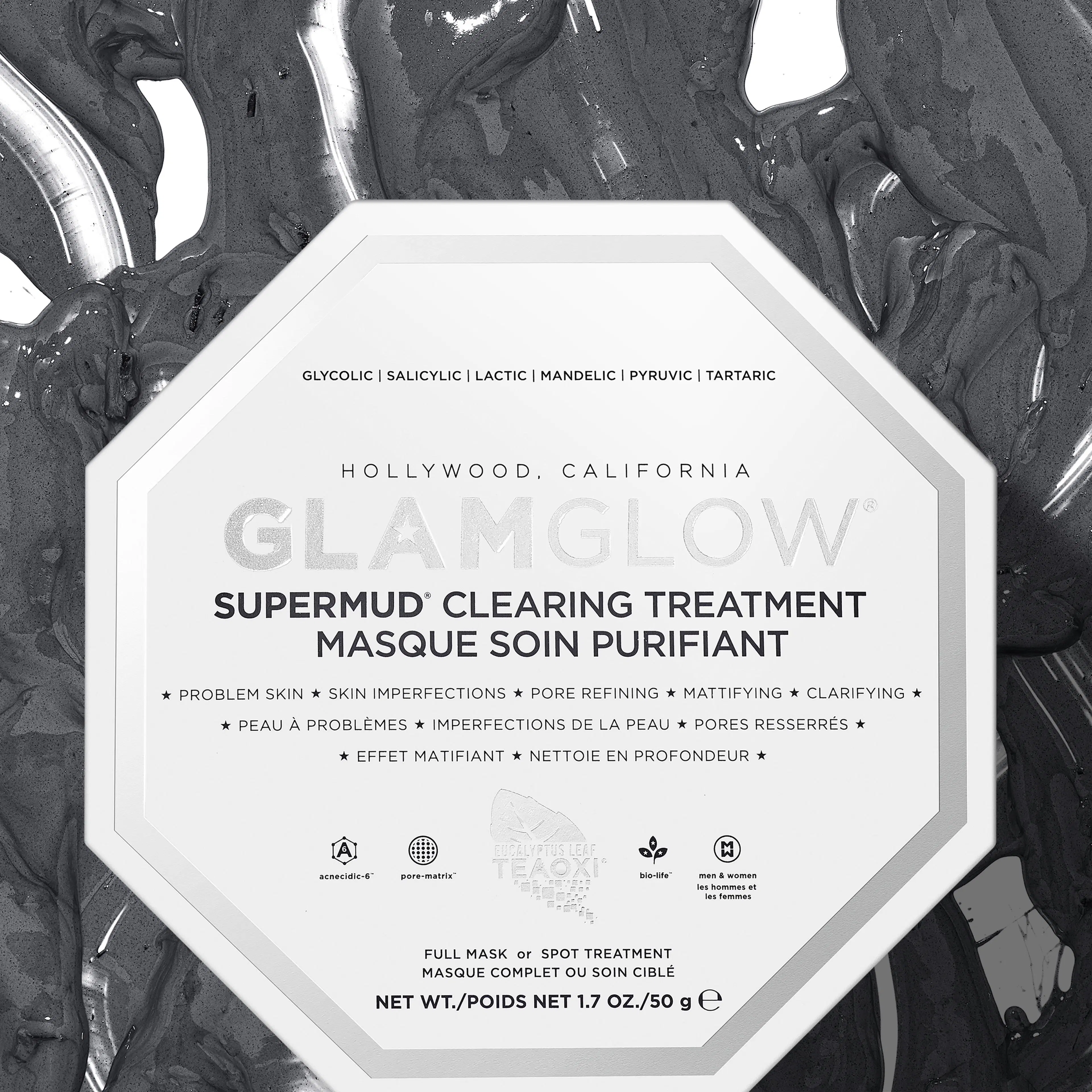 Glamglow Supermud™ Clearing Treatment kasvonaamio 50 g