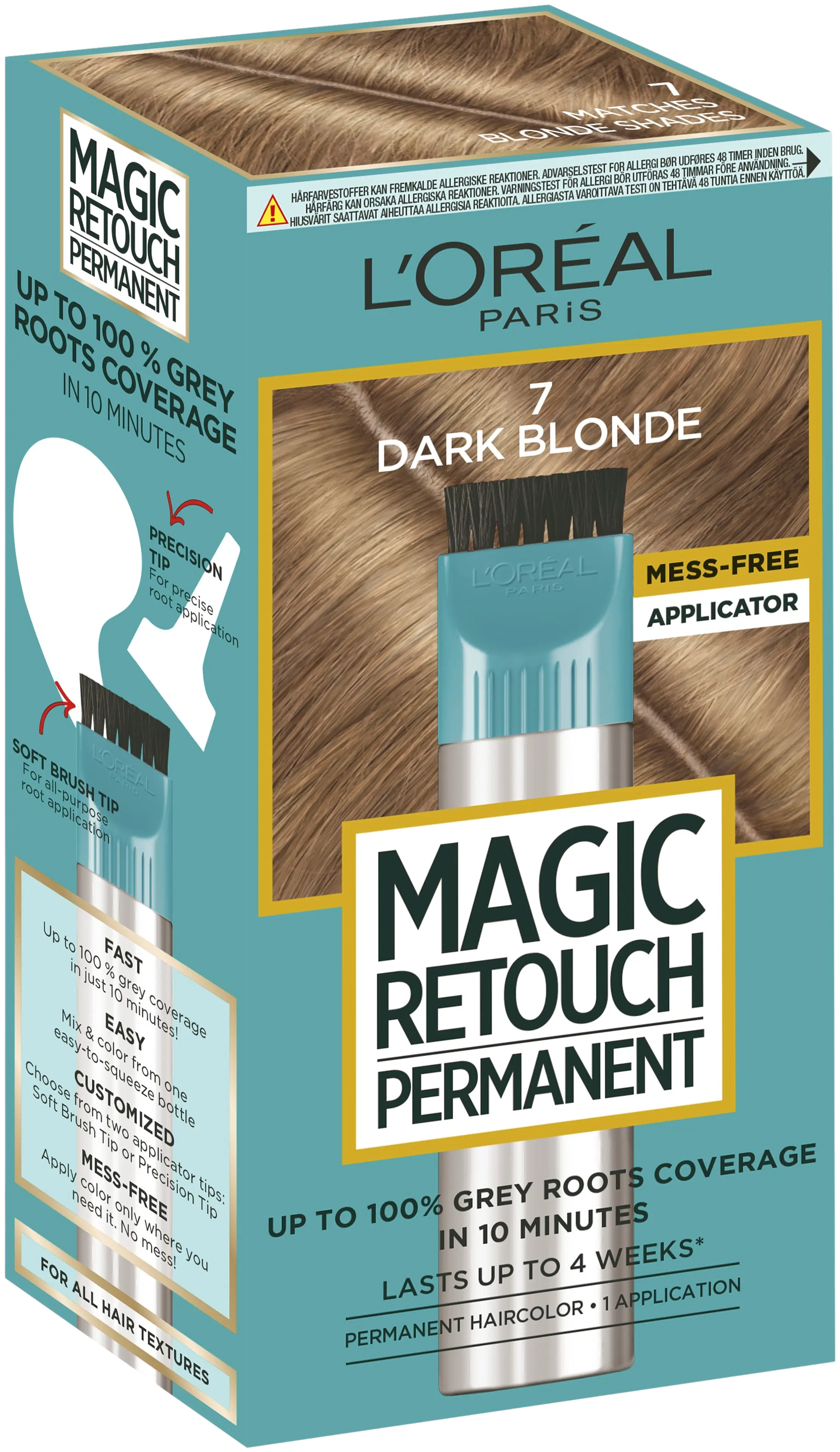 L'Oréal Paris Magic Retouch permanent 7 Dark Blonde kestoväri 1kpl