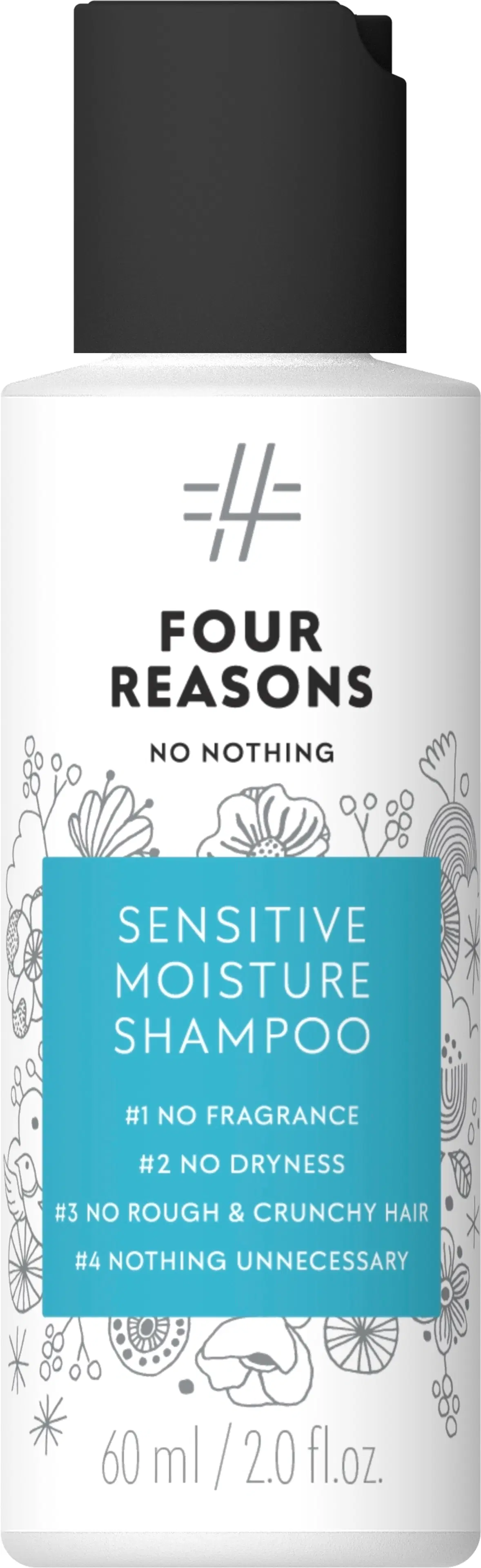 Four Reasons No Nothing Sensitive Moisture Shampoo 60 ml