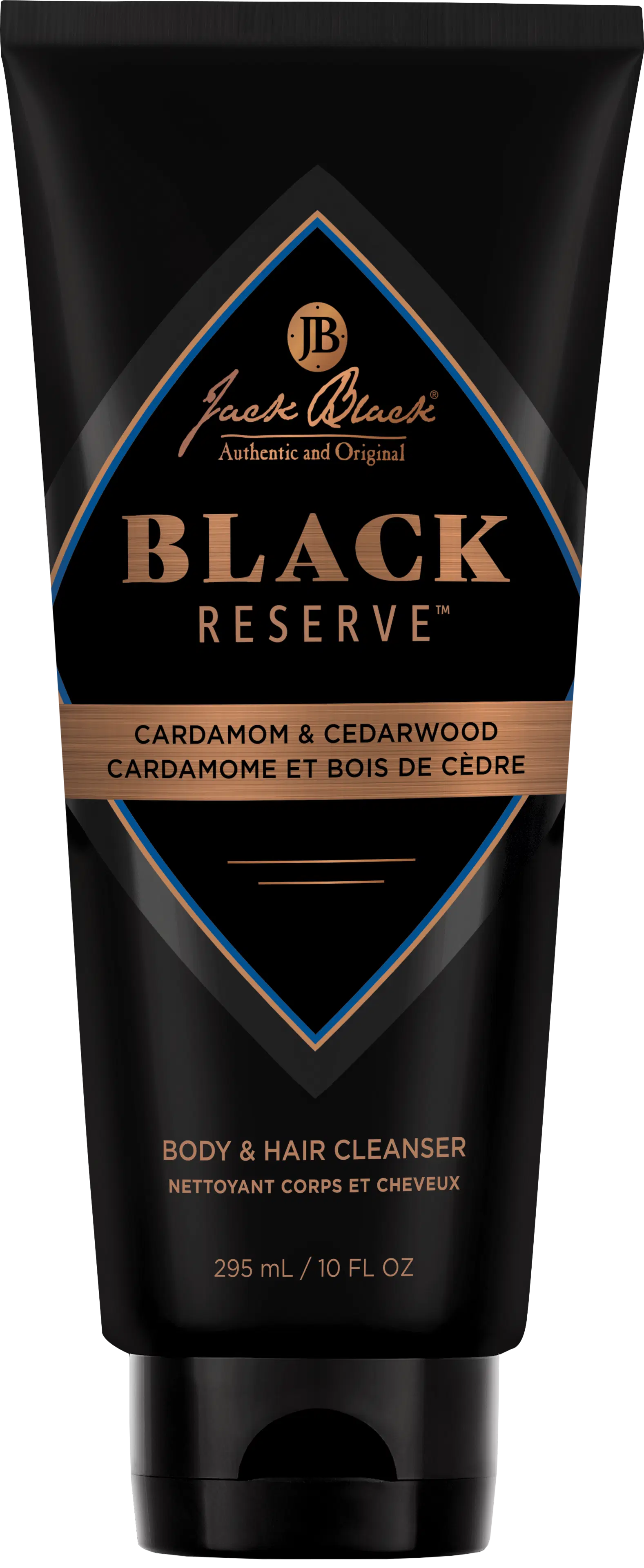 Jack Black Black Reserve™ Body & Hair suihkugeeli vartalolle ja hiuksille 295 ml