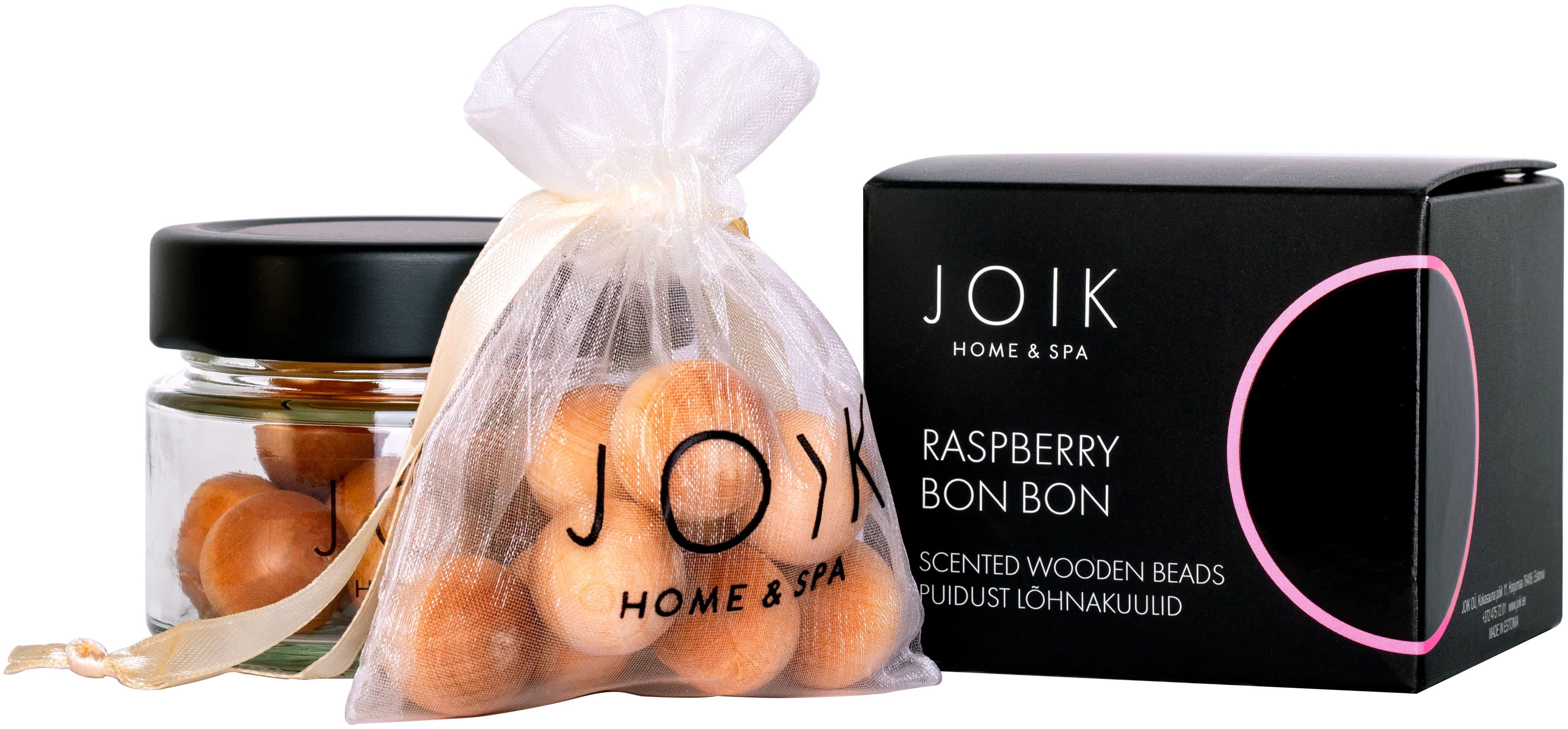 Joik Home & Spa Tuoksuhelmet Raspberry Bon Bon 15 kpl