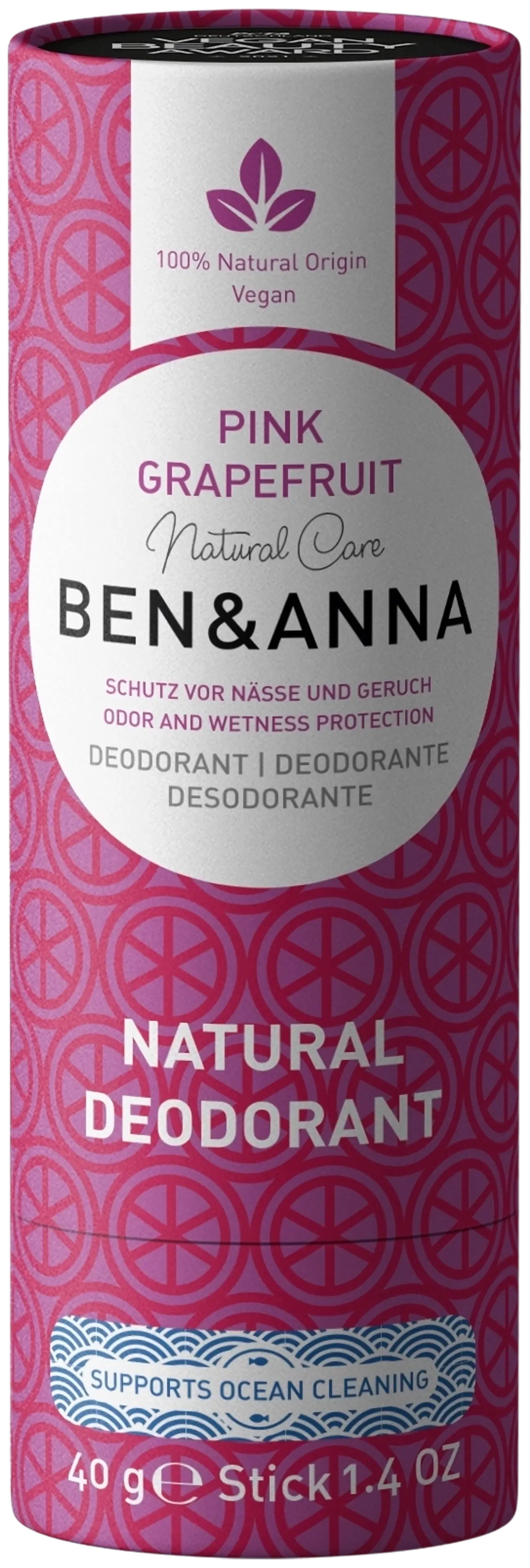 Ben & Anna Deodorantti Pink Grapefruit 40 g