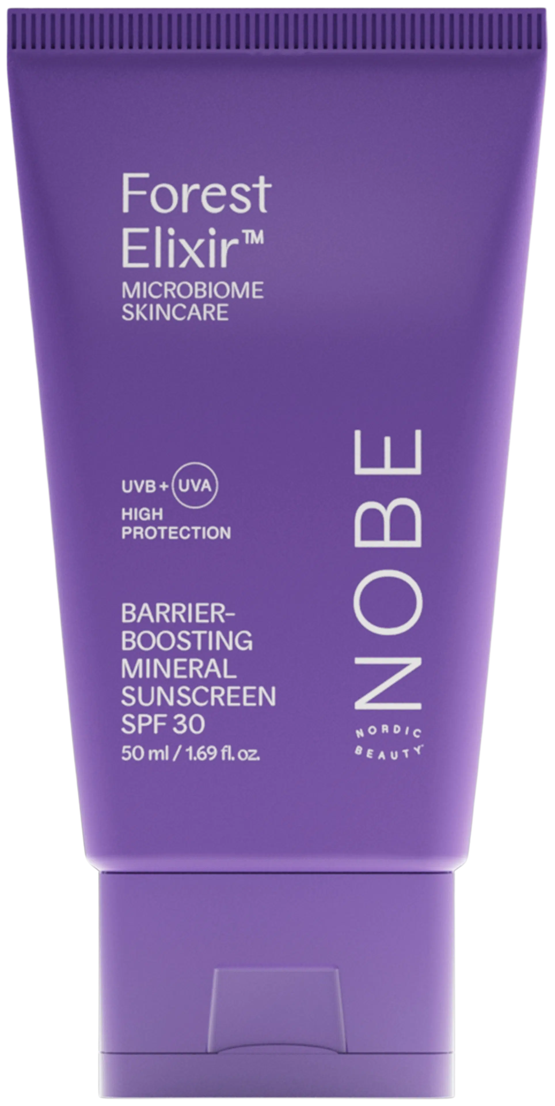 NOBE Nordic Beauty Forest Elixir® Barrier-Boosting Mineral Sunscreen SPF 30 aurinkosuojavoide 50 ml