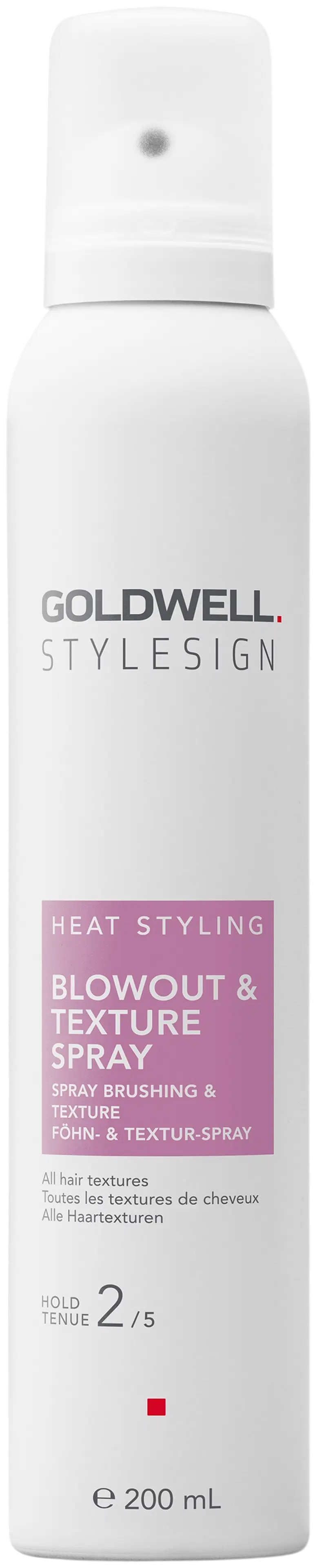 Goldwell StyleSign Heat Styling Blowout & Texture Spray rakennesuihke 200 ml