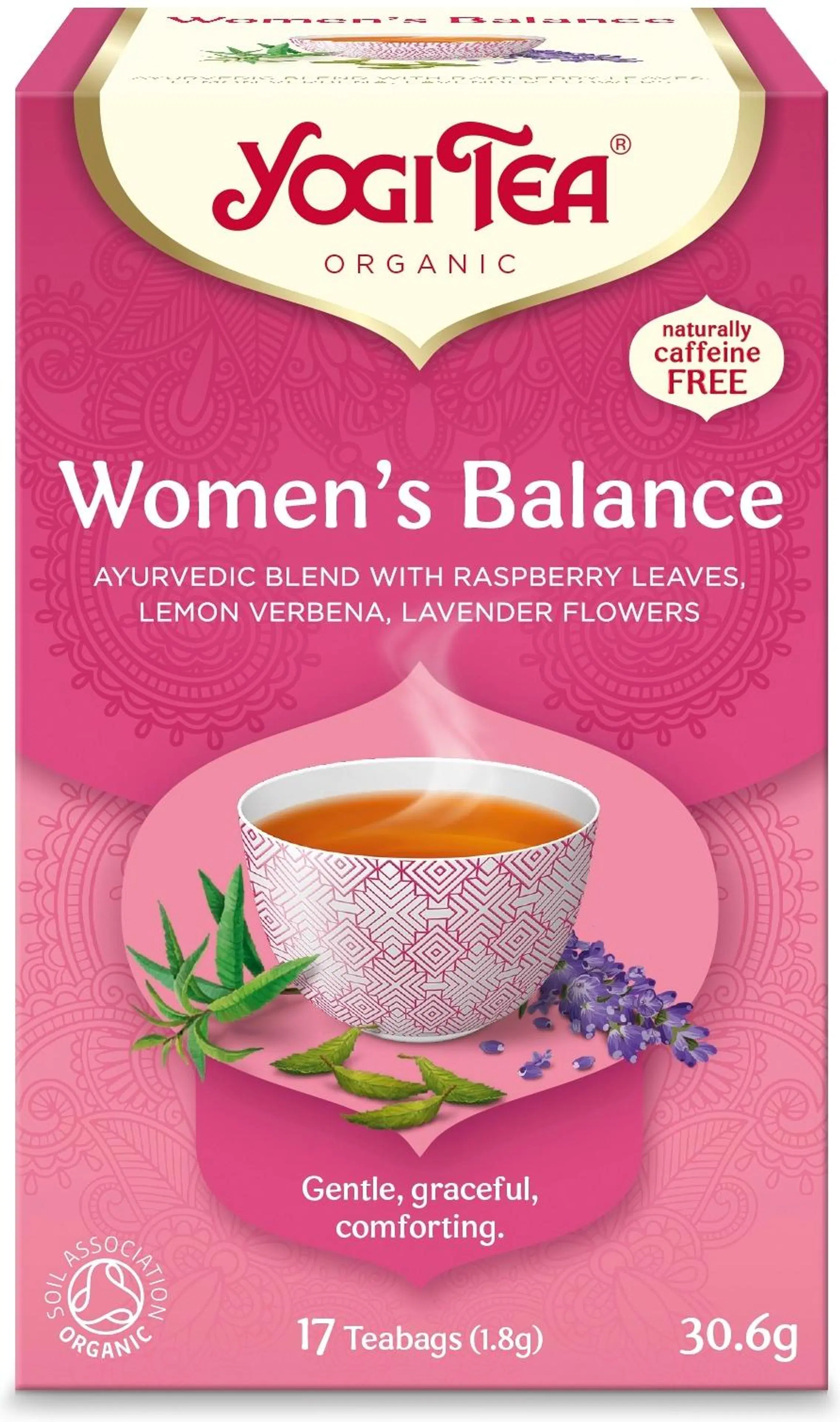 Yogi Tea Women's Balance yrtti-maustetee luomu ayurvedinen 17x1,8g