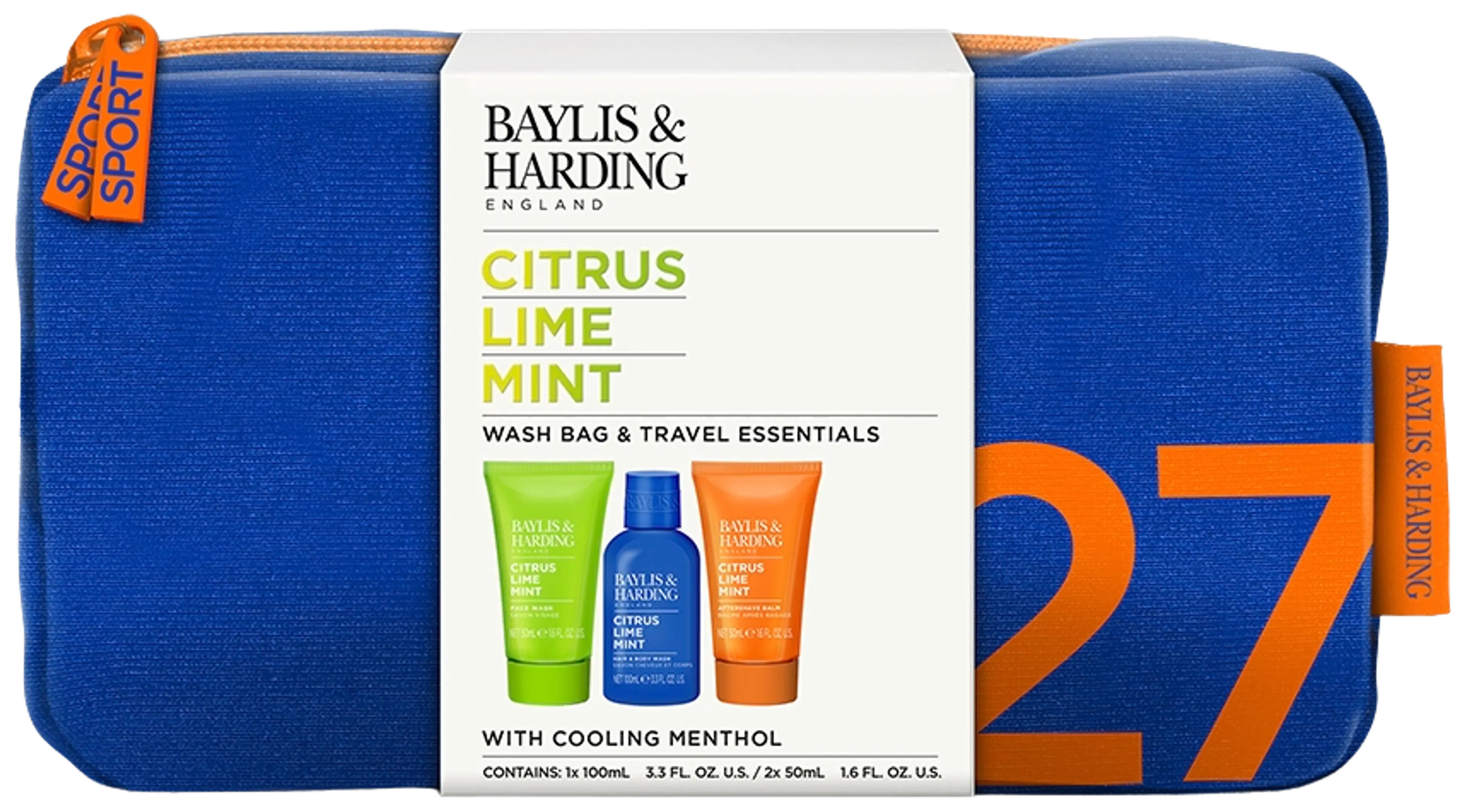 Baylis & Harding Citrus, Lime & Mint Men's Wash Bag lahjapakkaus