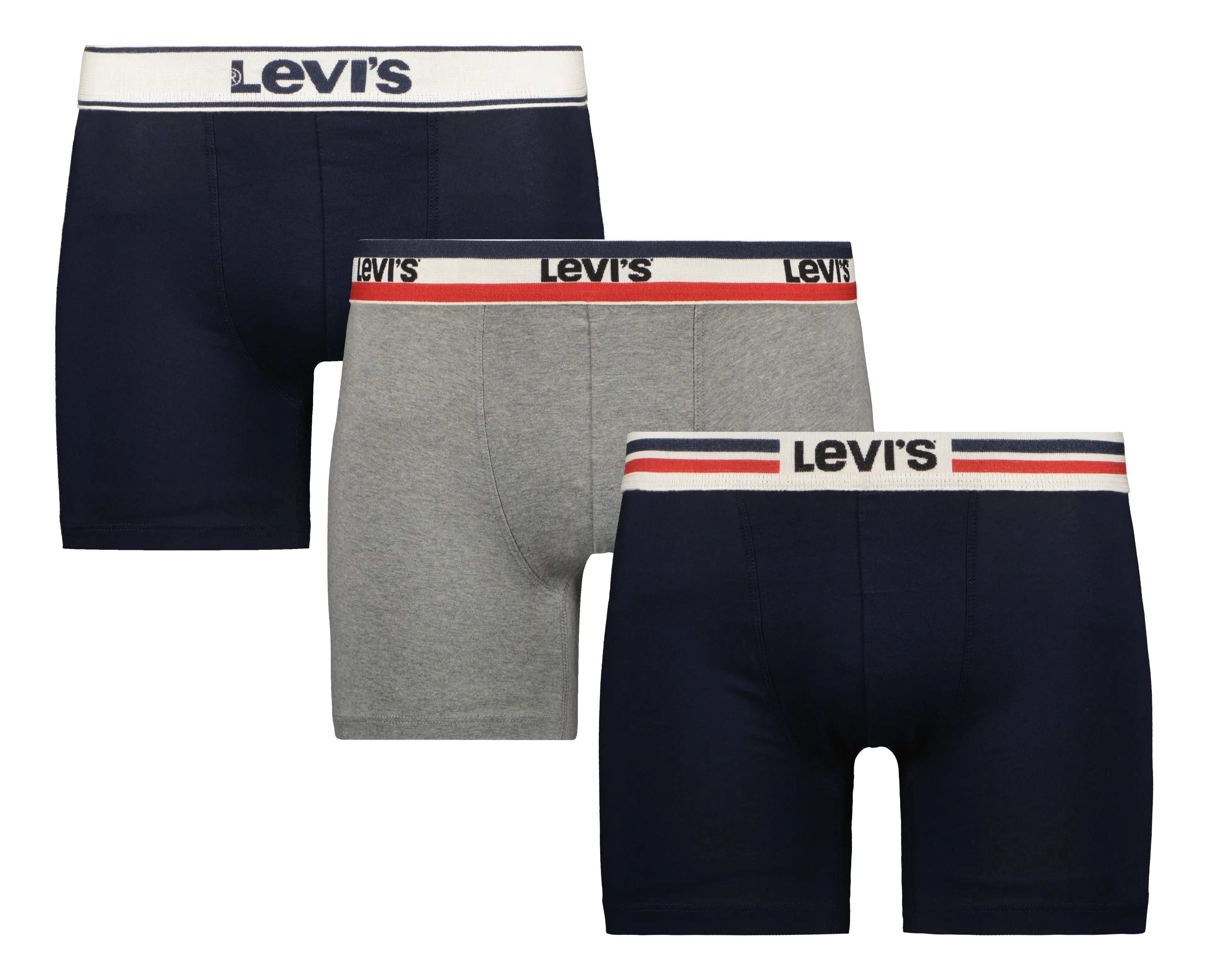 Levi's Giftbox Stripes Logo Boxer Brief 3-pack bokserit