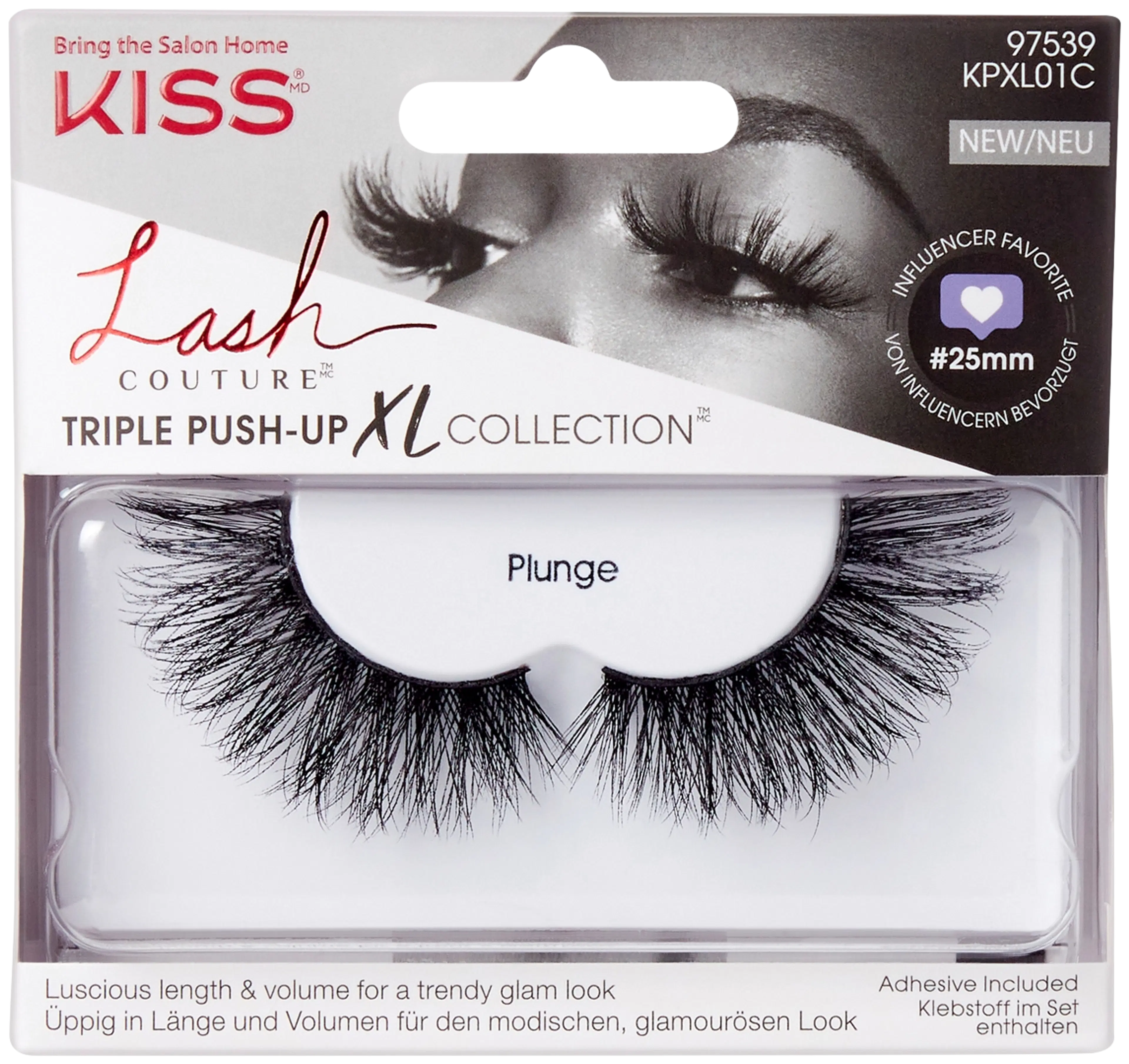 Kiss Lash Couture XL Collection Plunge irtoripset 1pari