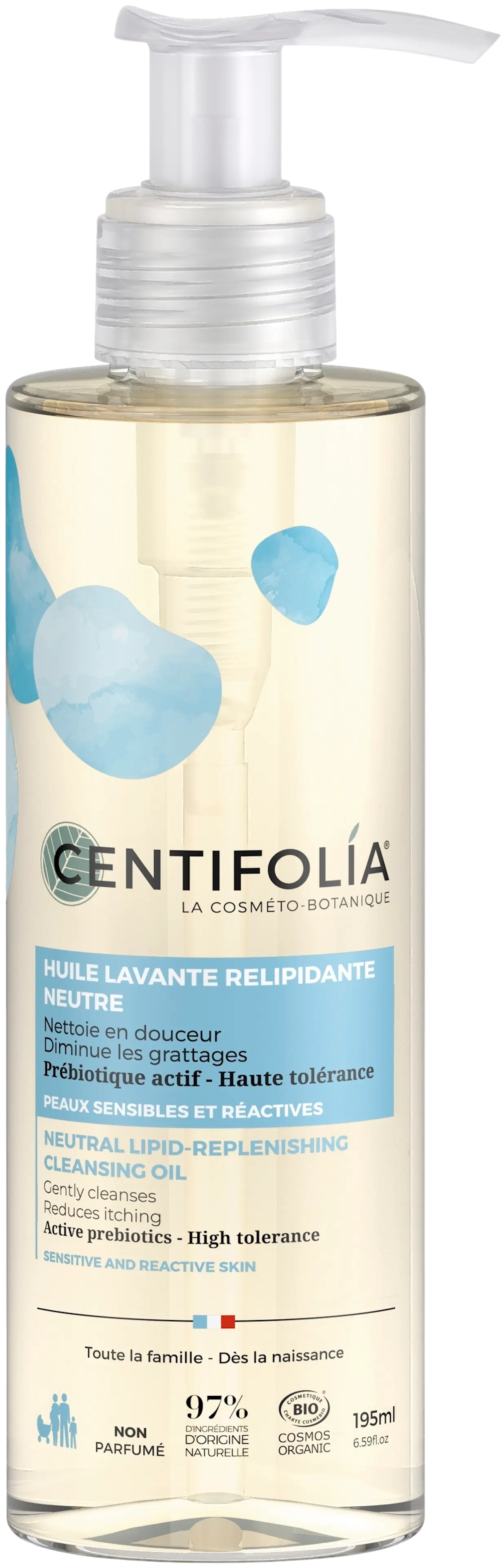 Centifolia Neutral Cleansing oil puhdistusöljy vartalolle 195 ml