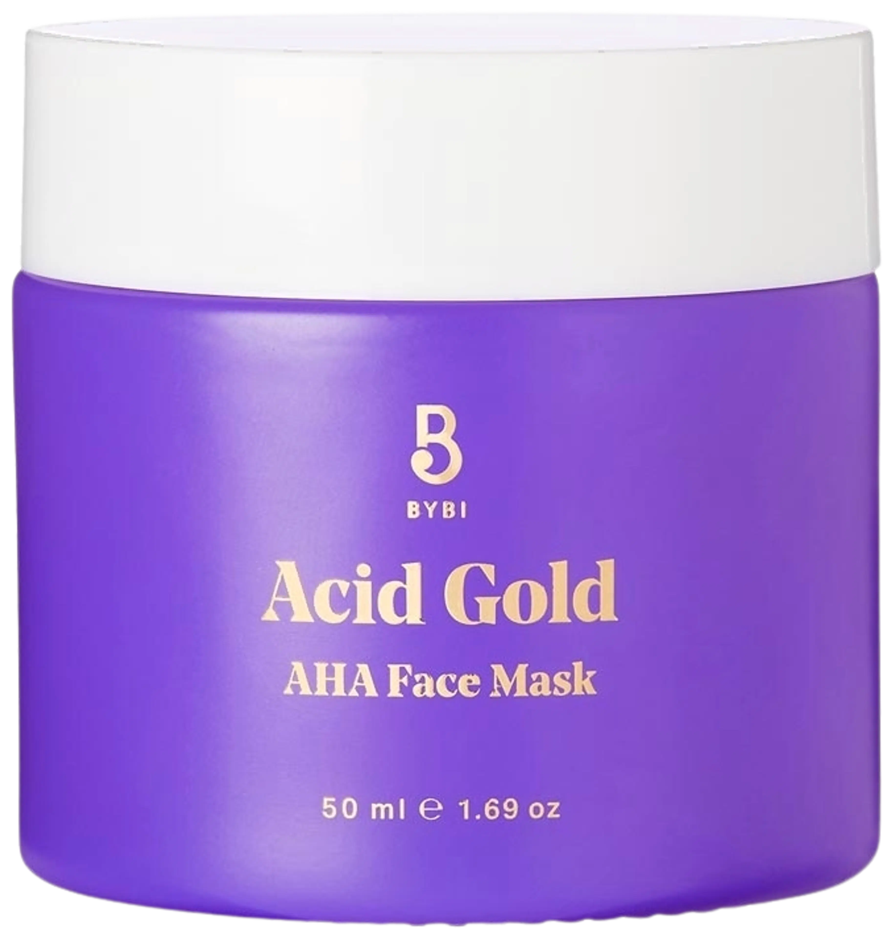 Bybi Beauty Acid Gold AHA Face Mask Kasvonaamio 50 ml