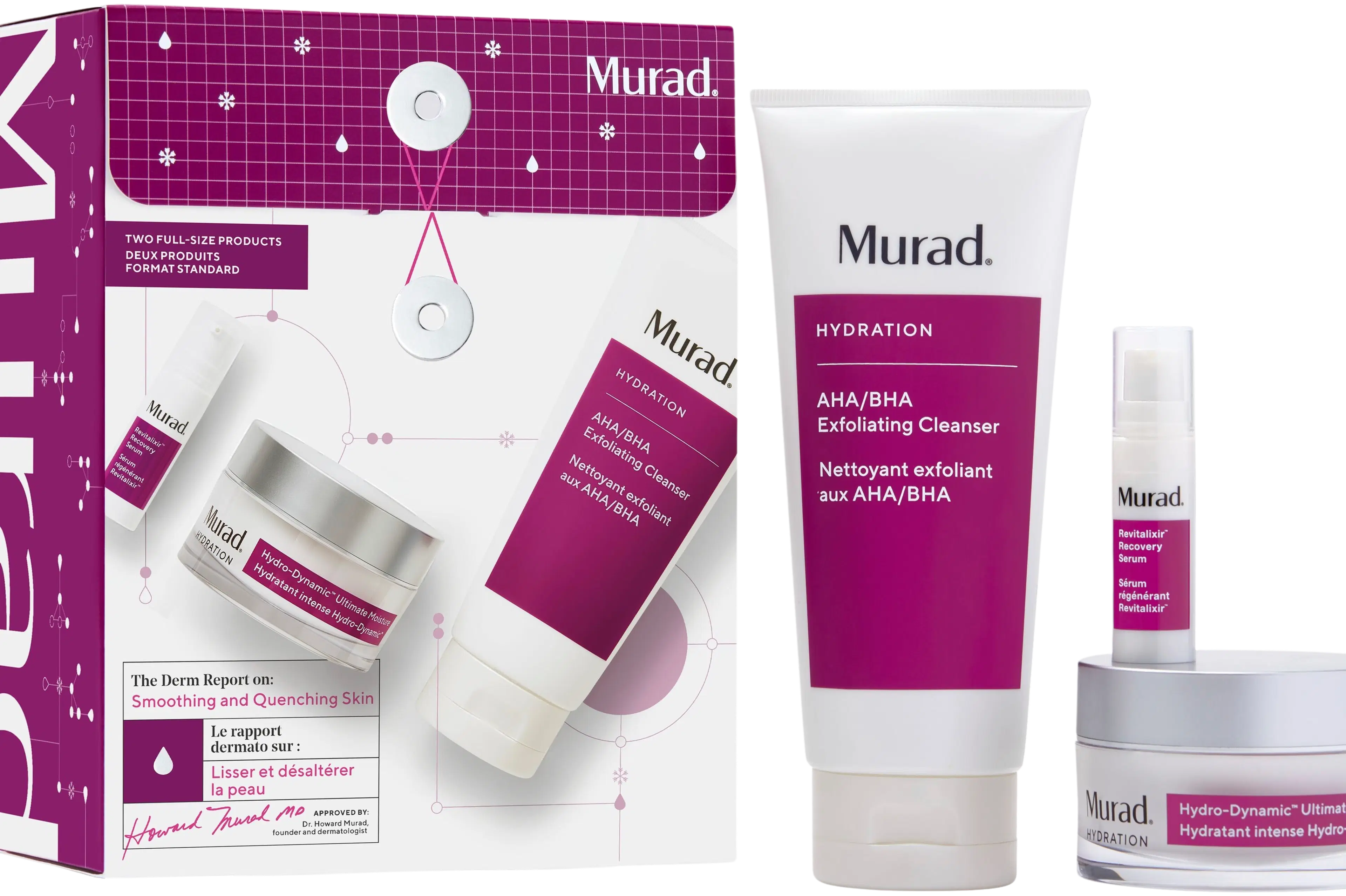 Murad smoothing and quenching skin