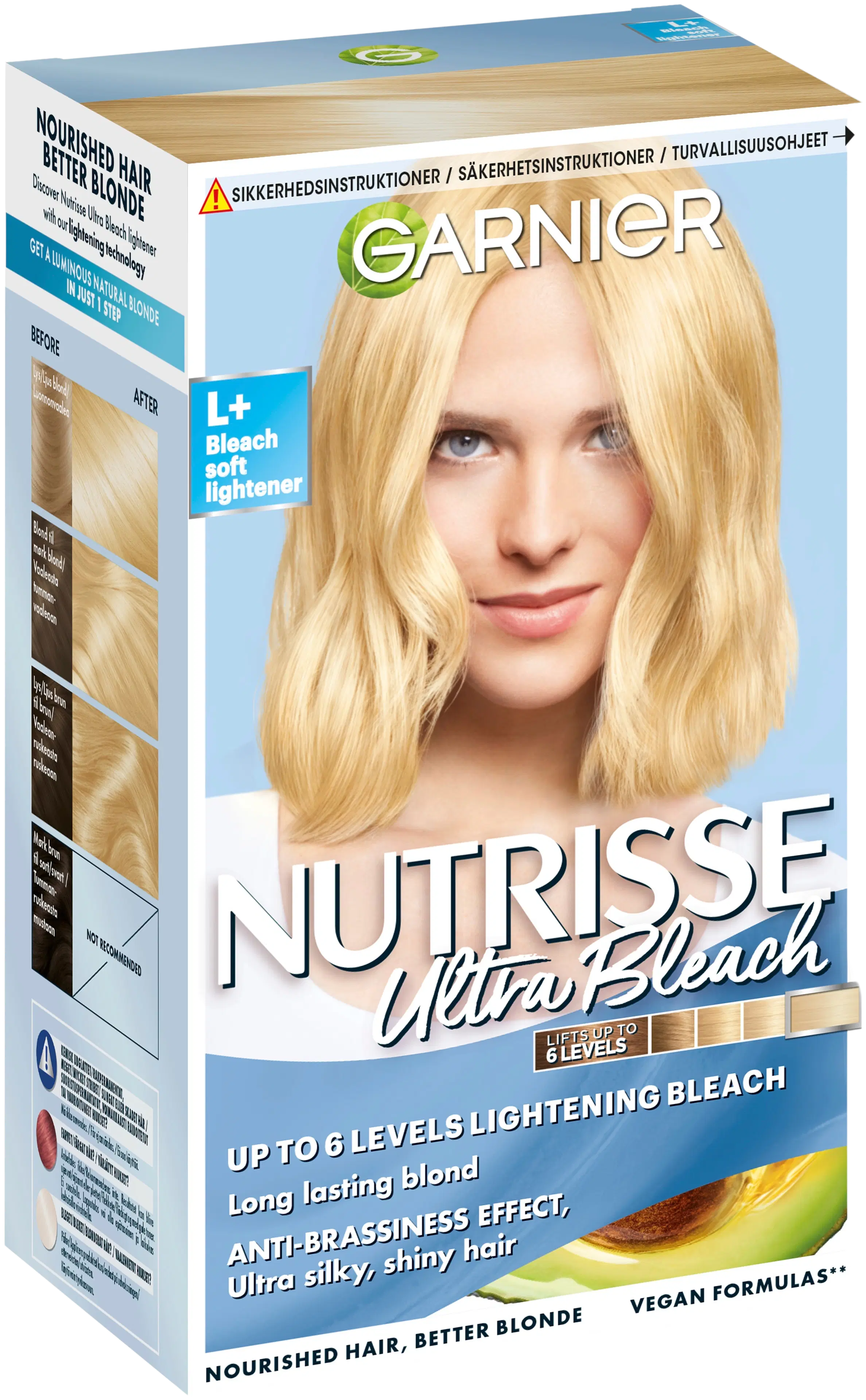 Garnier Nutrisse Ultra Bleach L+ Bleach Soft Lightener värinpoisto 1kpl