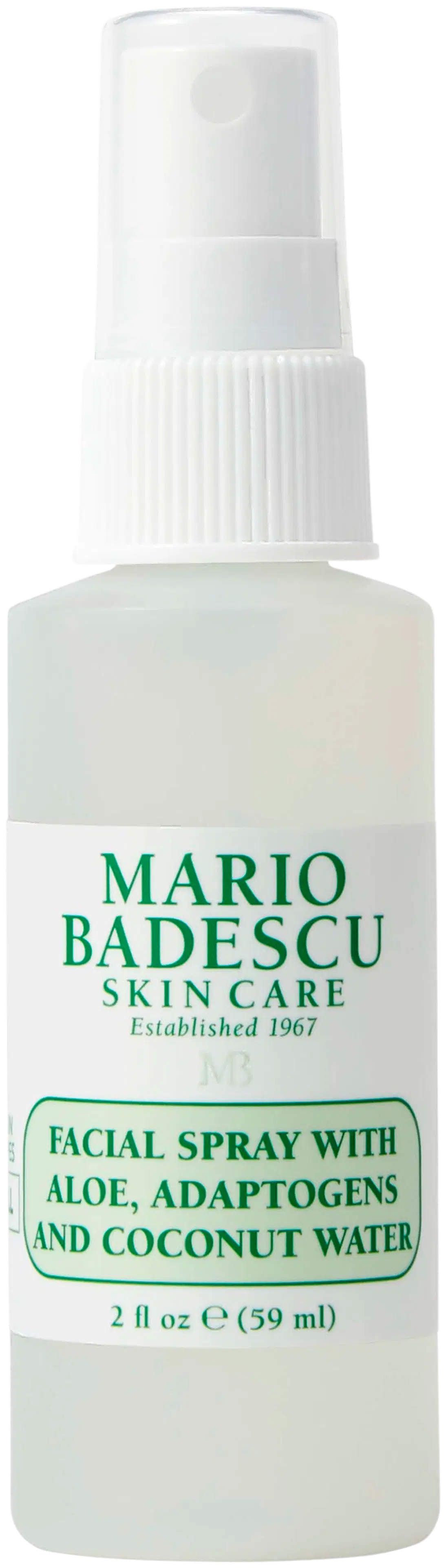 Mario Badescu Facial Spray W/ Aloe, Adaptogens And Coconut Water Kosteuttava ja heleyttävä kasvosuihke  59ml