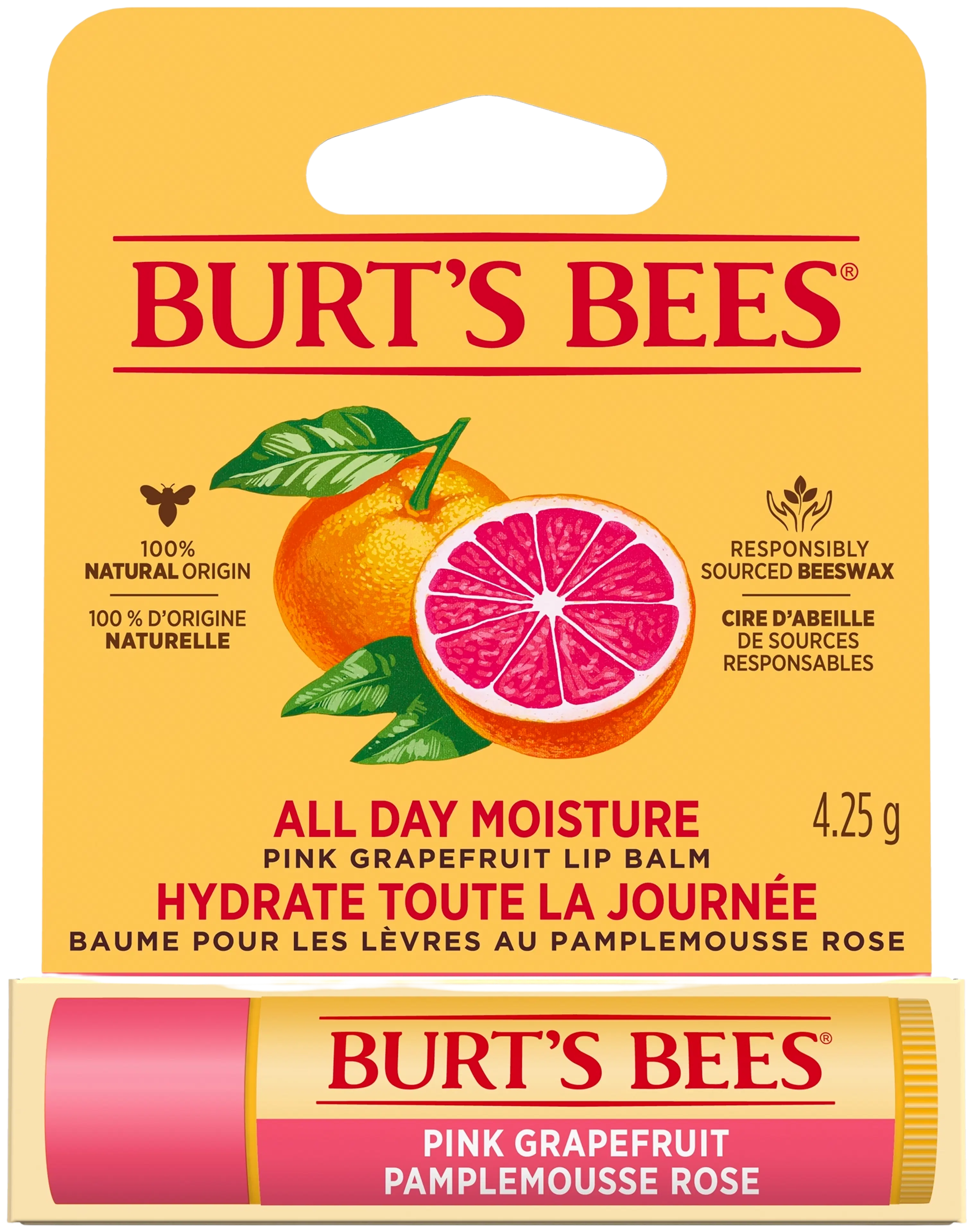 Burt's Bees Lipbalm Grapefruit huulirasva greippi 4,25 g