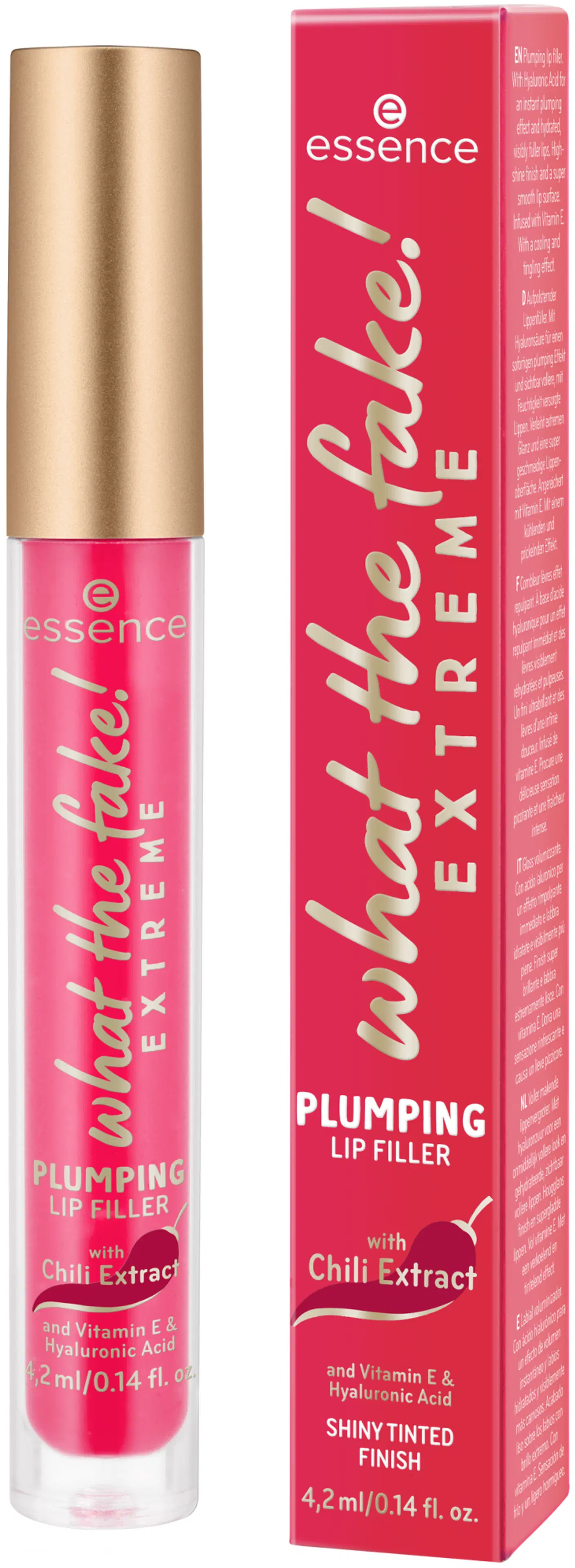 essence what the fake! EXTREME PLUMPING LIP FILLER huulikiilto 4,2 ml