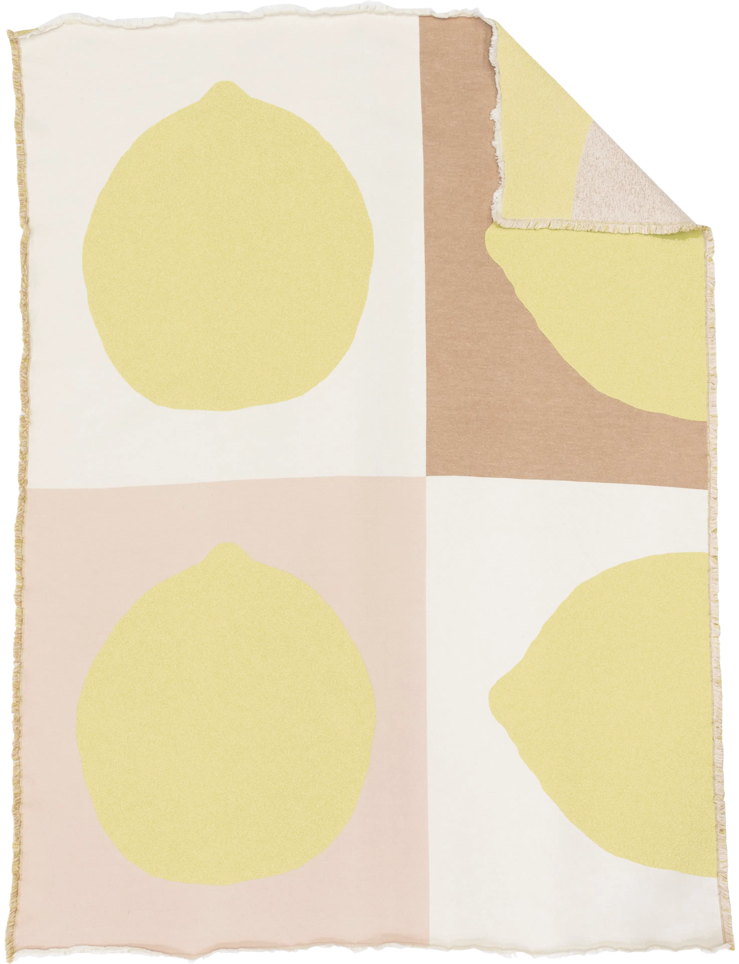 Pentik Sitruuna torkkupeitto 130x170 cm, keltainen