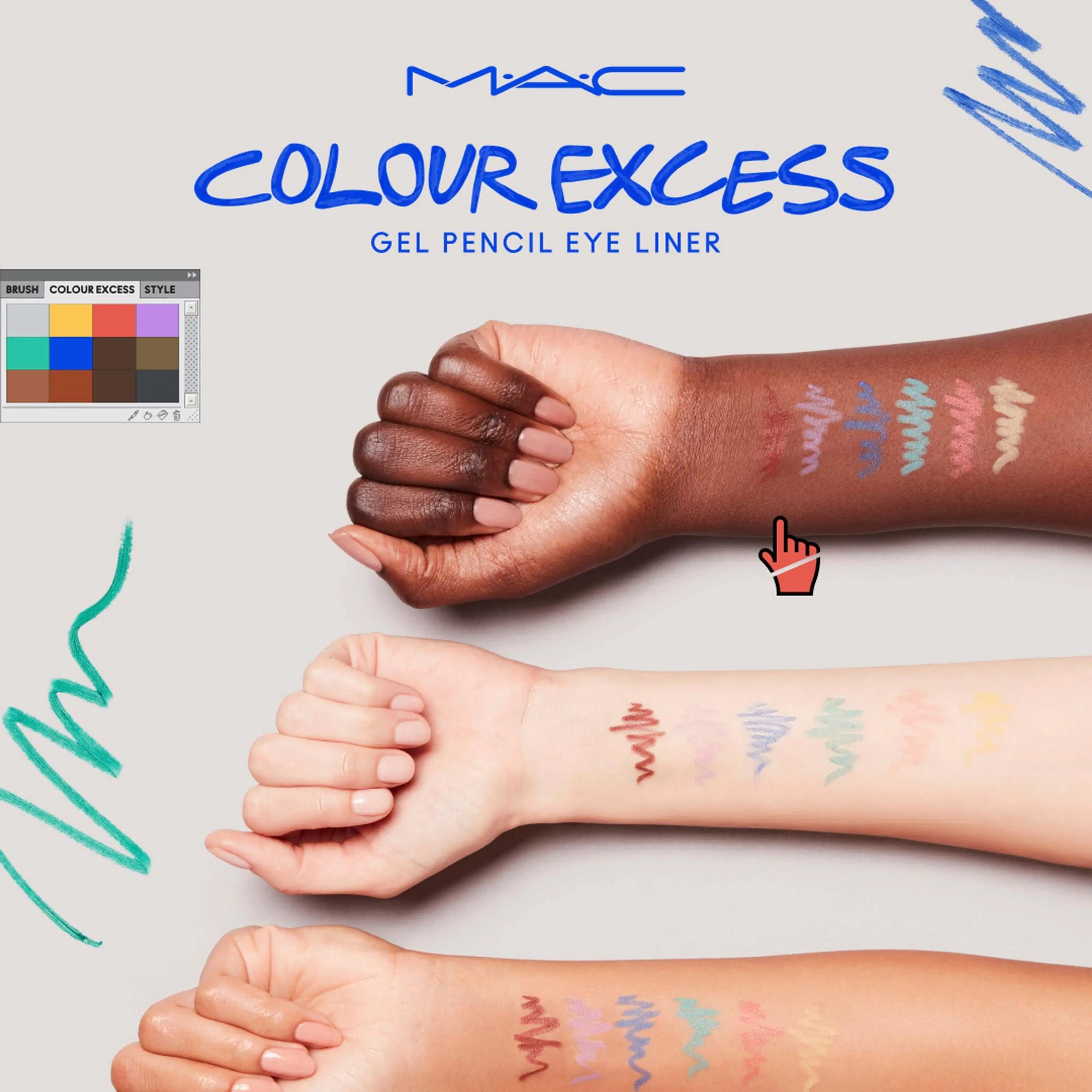 MAC Colour Excess Gel Pencil Eye Liner silmänrajauskynä 0,35 g