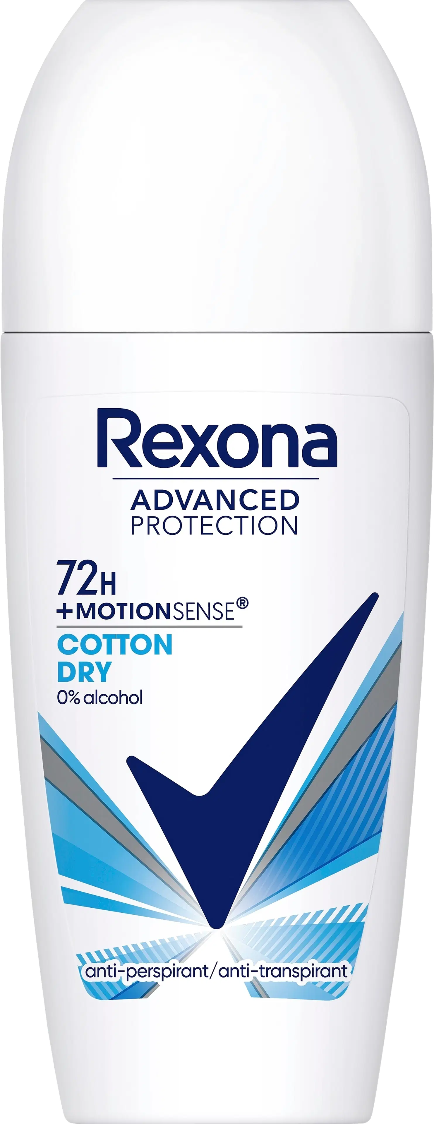 Rexona Advanced Protection Cotton Dry Antiperspirantti Deodorantti Roll-on naisille 50 ml