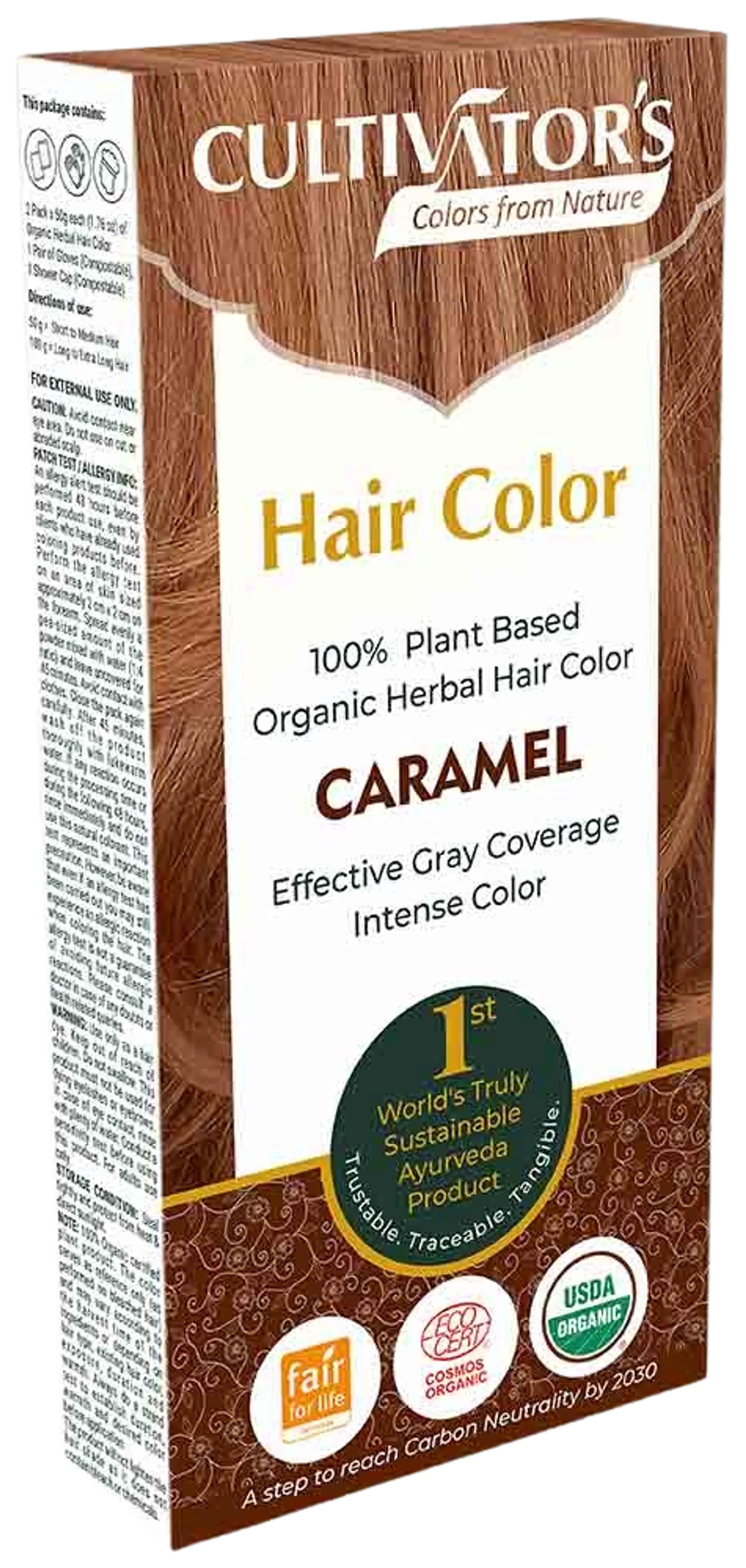 Cultivator's Hair Color Kasviväri Caramel 100g