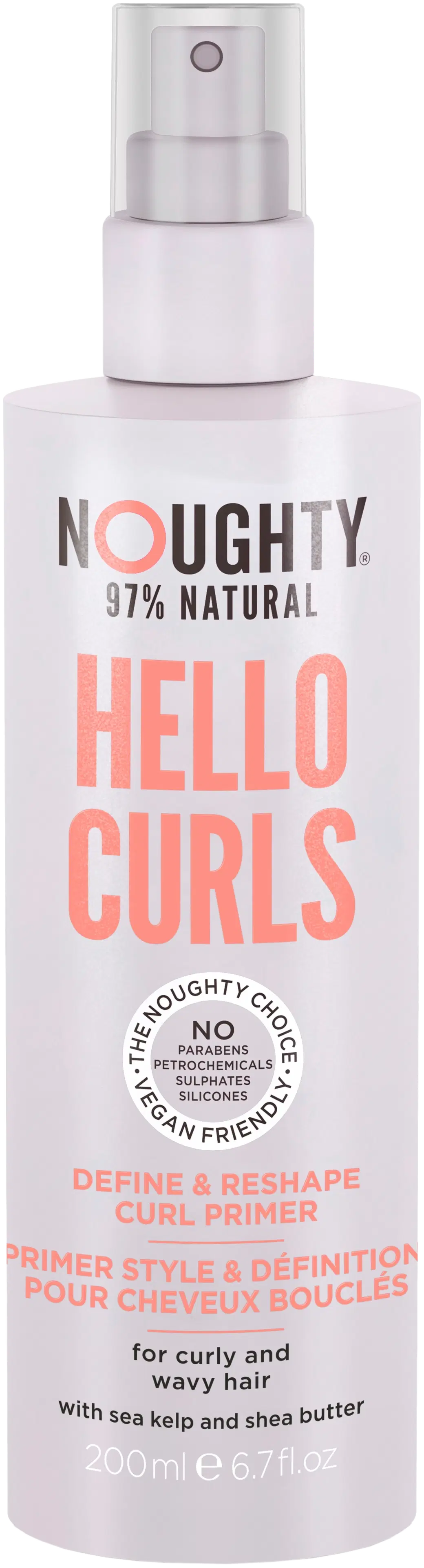 Noughty Hello Curls Define and Reshape Curl Primer pohjustussuihke 200 ml