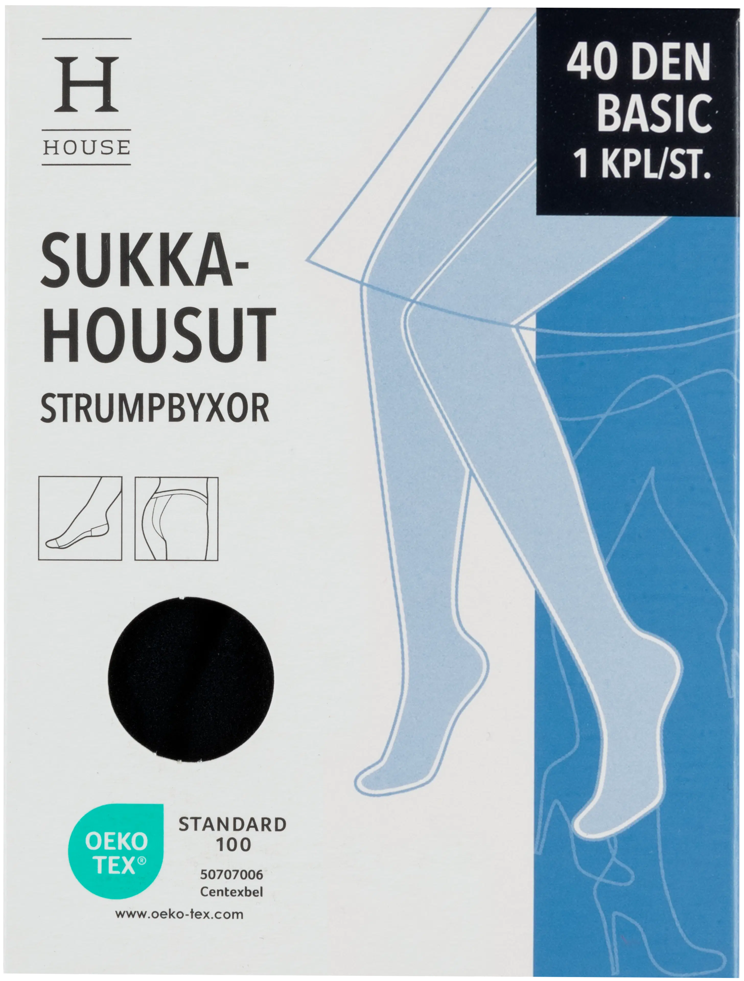 House naisten sukkahousut basic 40 den SH40X1HR