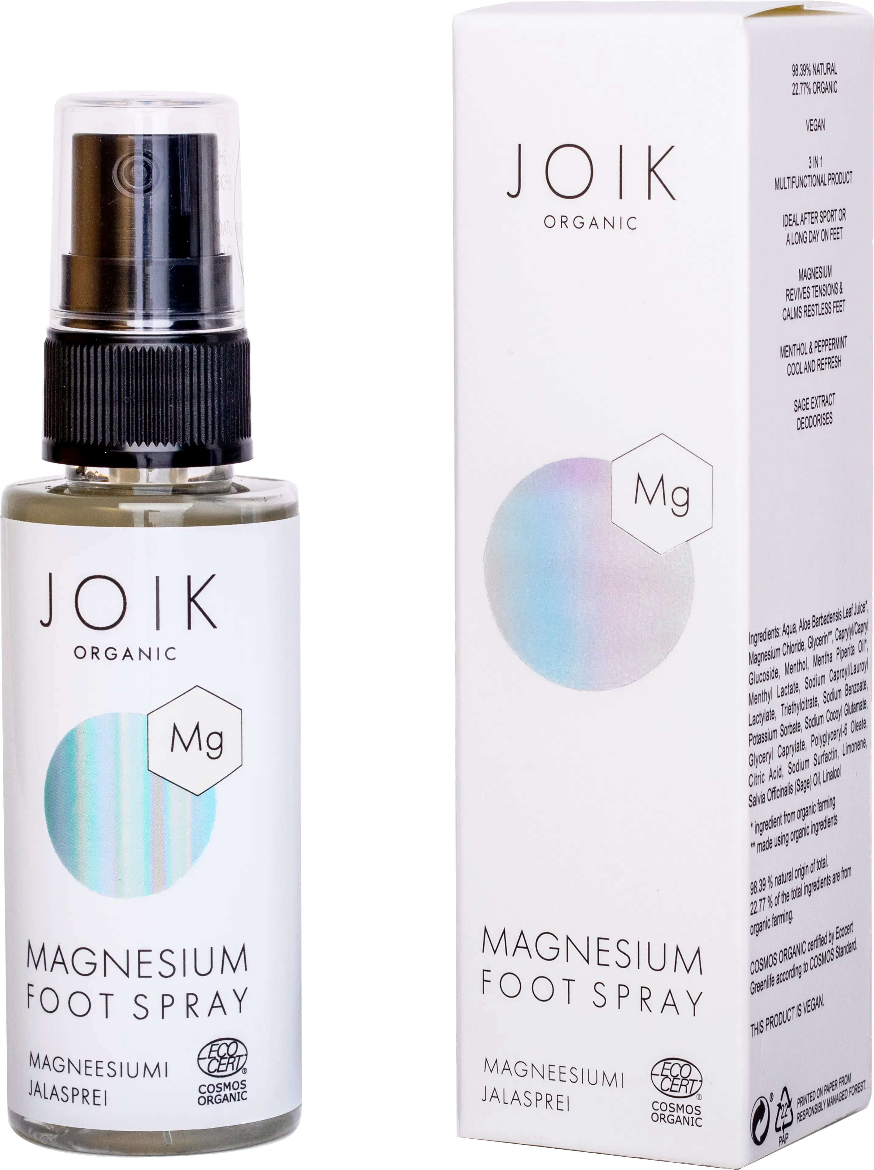 JOIK Organic Magnesium jalkasuihke 50 ml