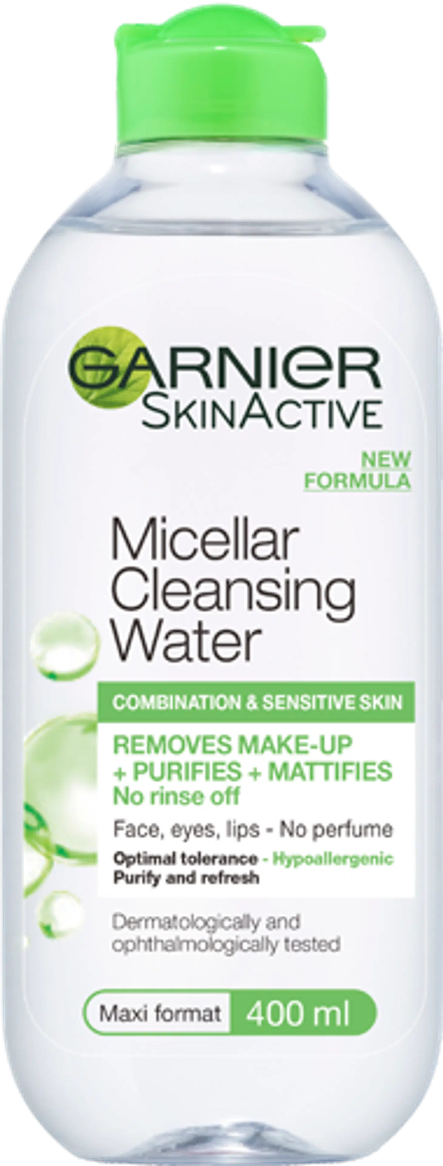 Garnier Skin Active Micellar puhdistusvesi herkälle ja sekaiholle 400ml