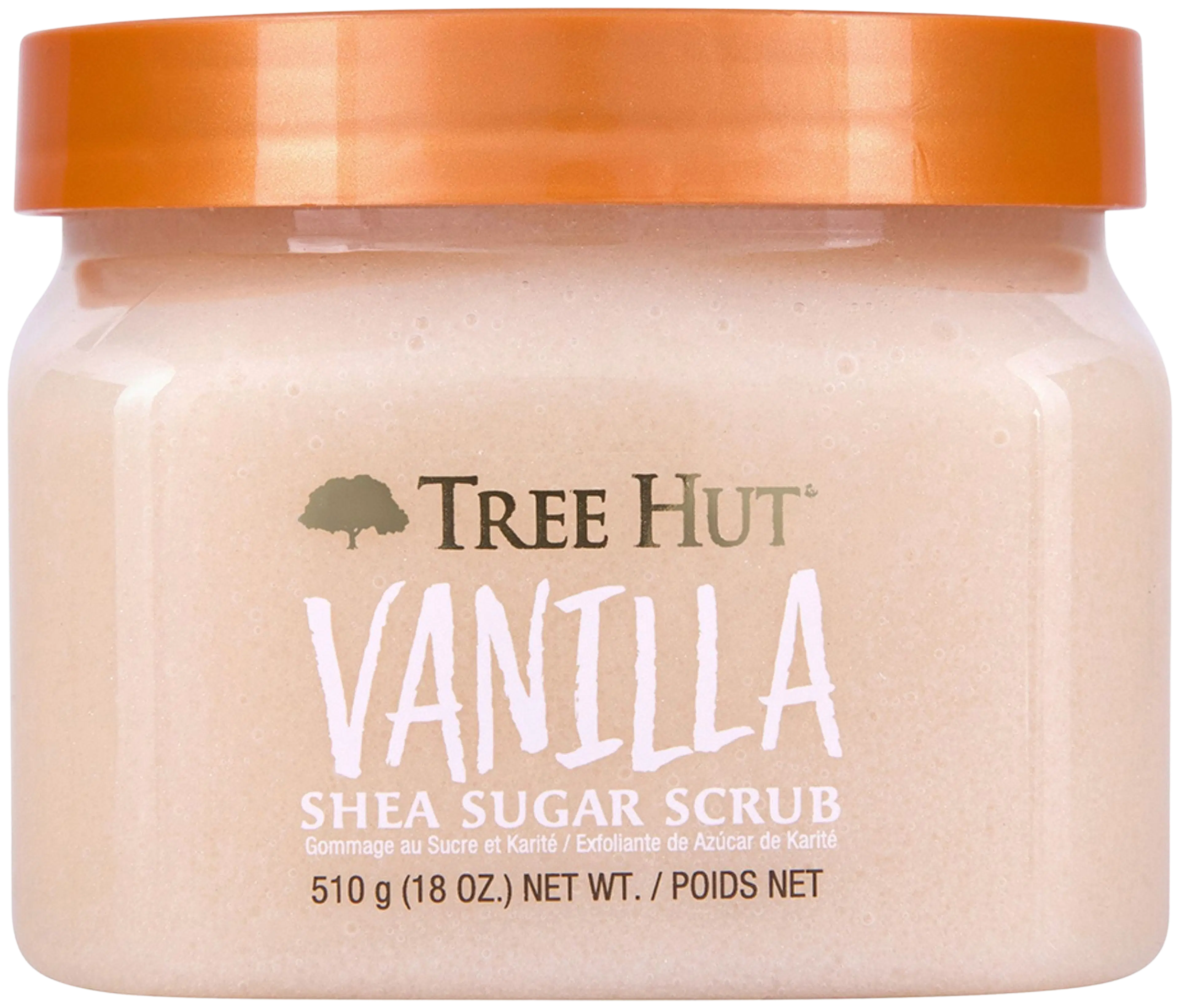 Tree Hut Shea Sugar Scrub Vanilla-vartalonkuorinta 510g