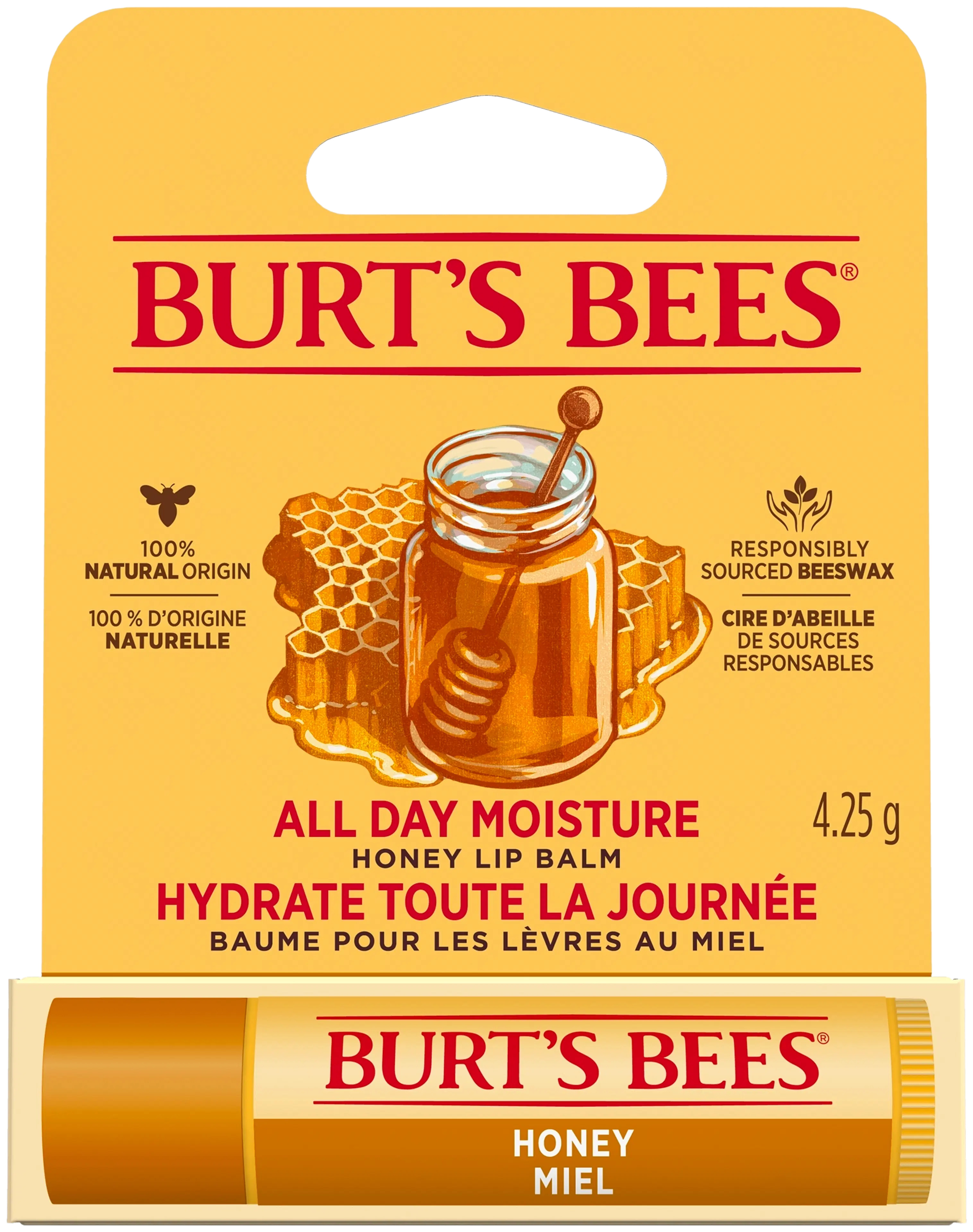 Burt's Bees Lipbalm Honey huulirasva hunaja 4,25 g