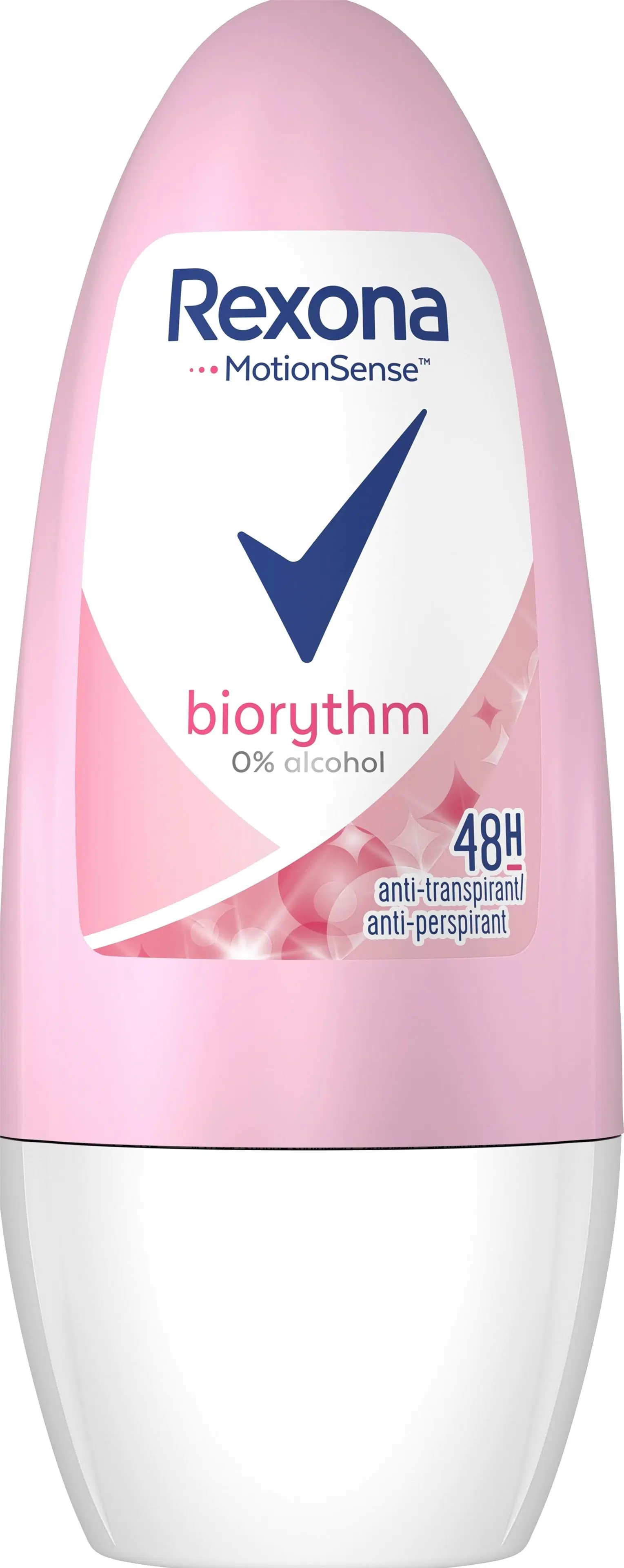 Rexona Biorythm Antiperspirantti Deodorantti Roll-on 48 h suoja 50 ml