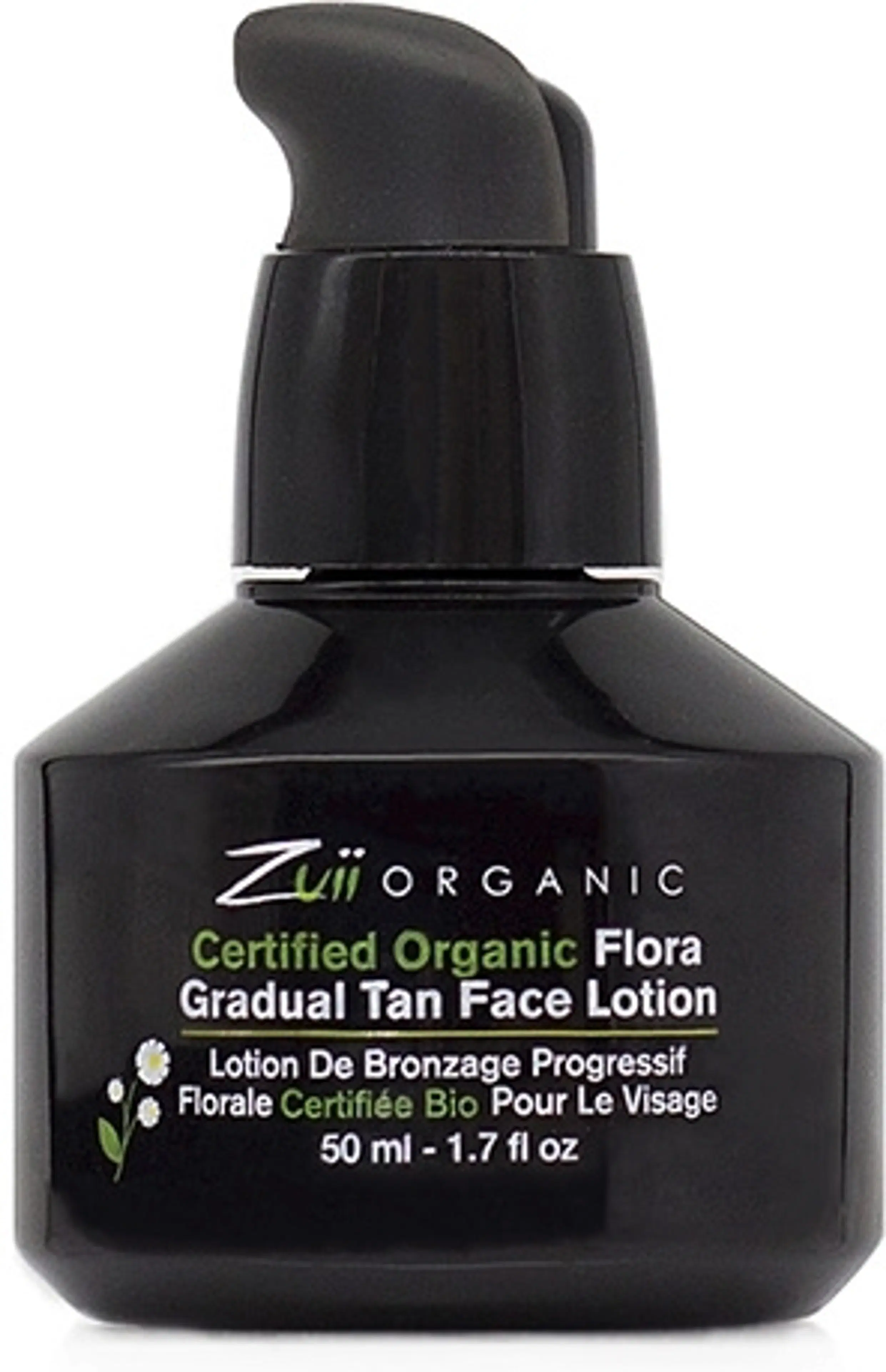 Zuii Organic Flora Gradual Self Tan Face Lotion asteittain itseruskettava kasvovoide 50ml