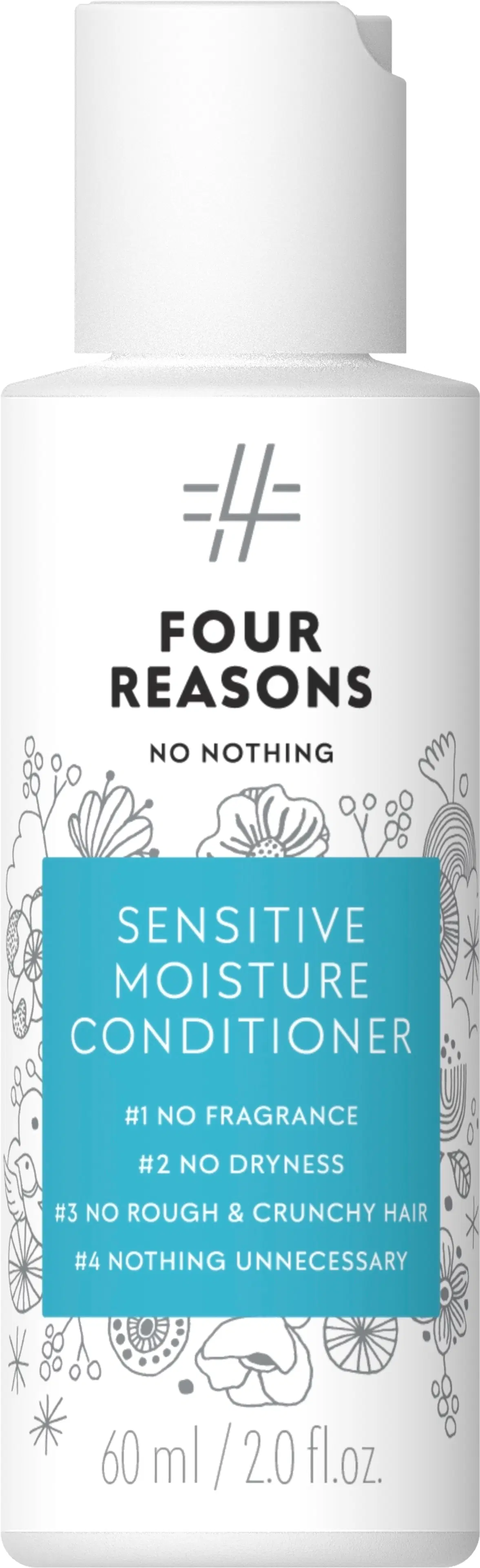 Four Reasons No Nothing Sensitive Moisture Conditioner hoitoaine 60 ml