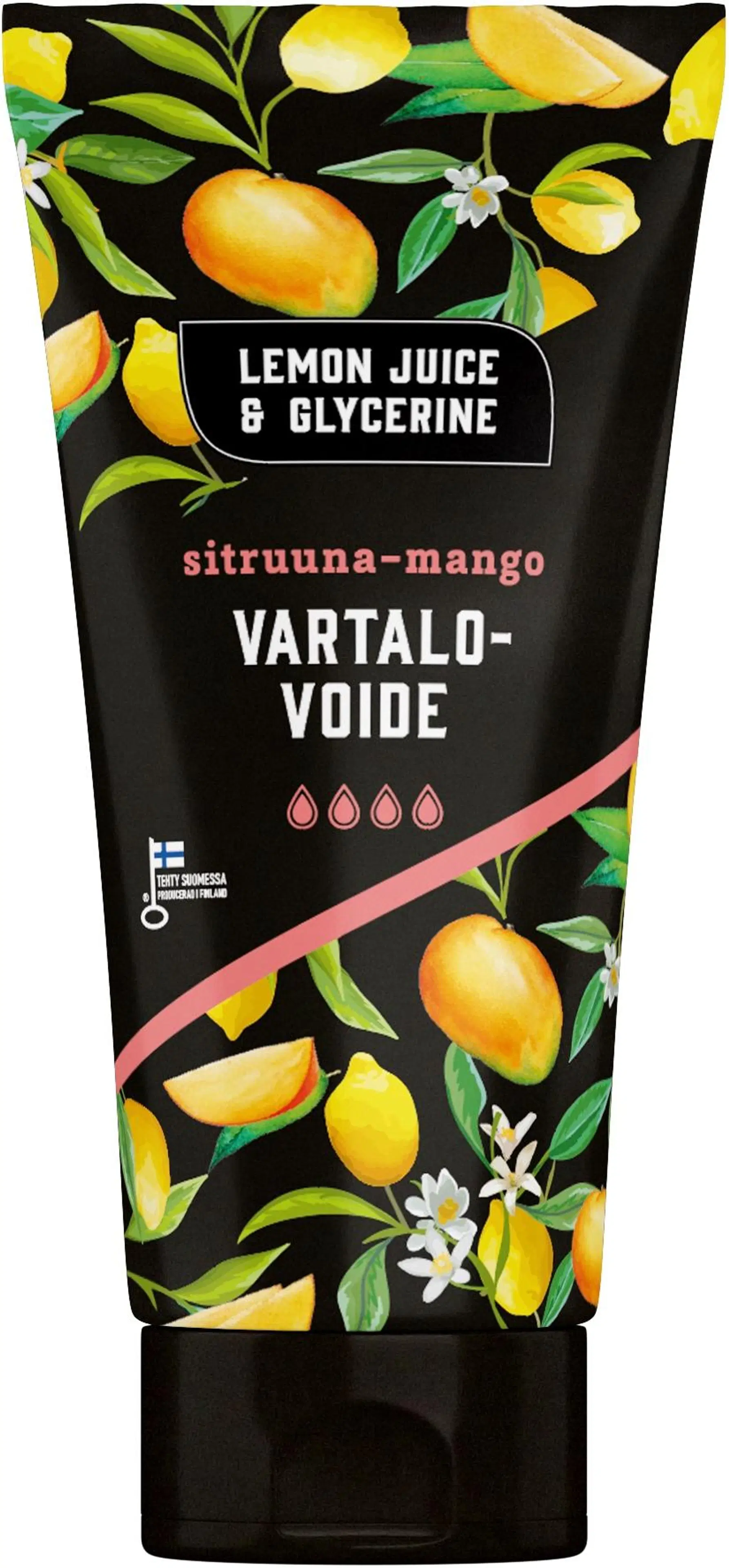 Lemon Juice & Glycerine Vartalovoide Sitruuna-Mango 200ml