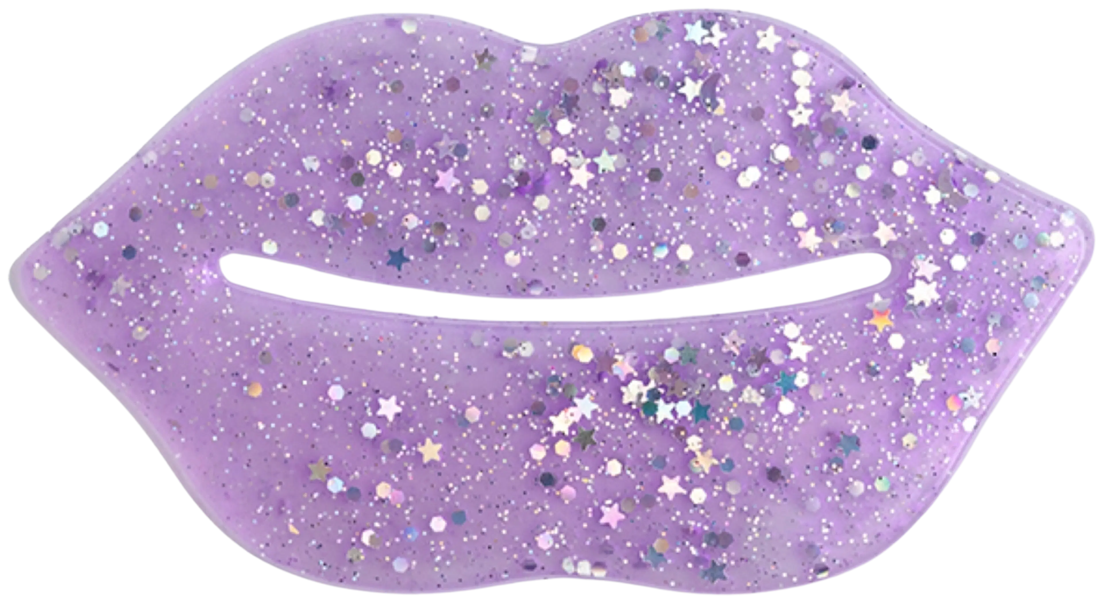 IDC Institute Glitter huulinaamio Purple 1 kpl